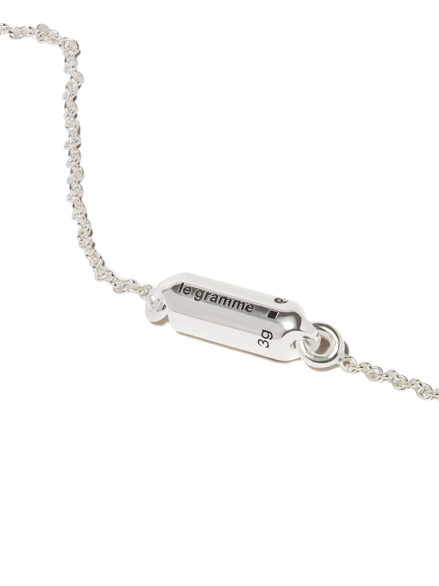 capsule pendant chain necklace