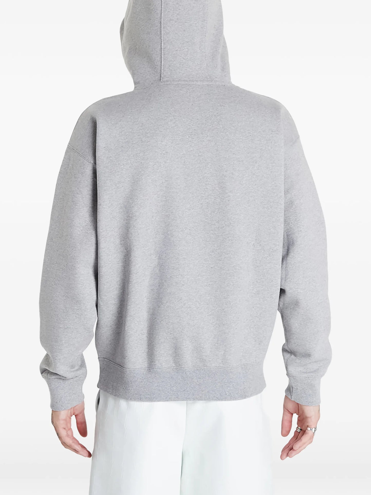 Swoosh logo drawstring hoodie