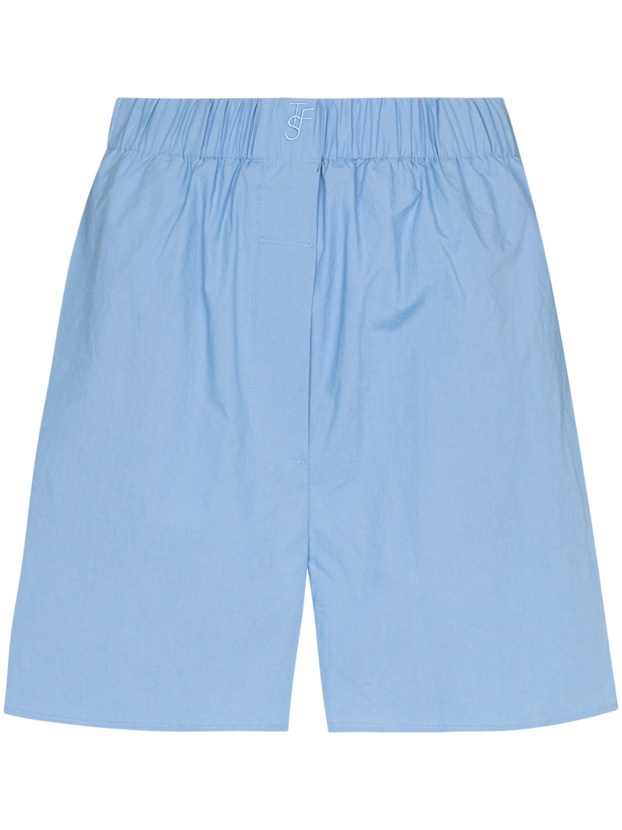 logo-embroidered organic cotton shorts