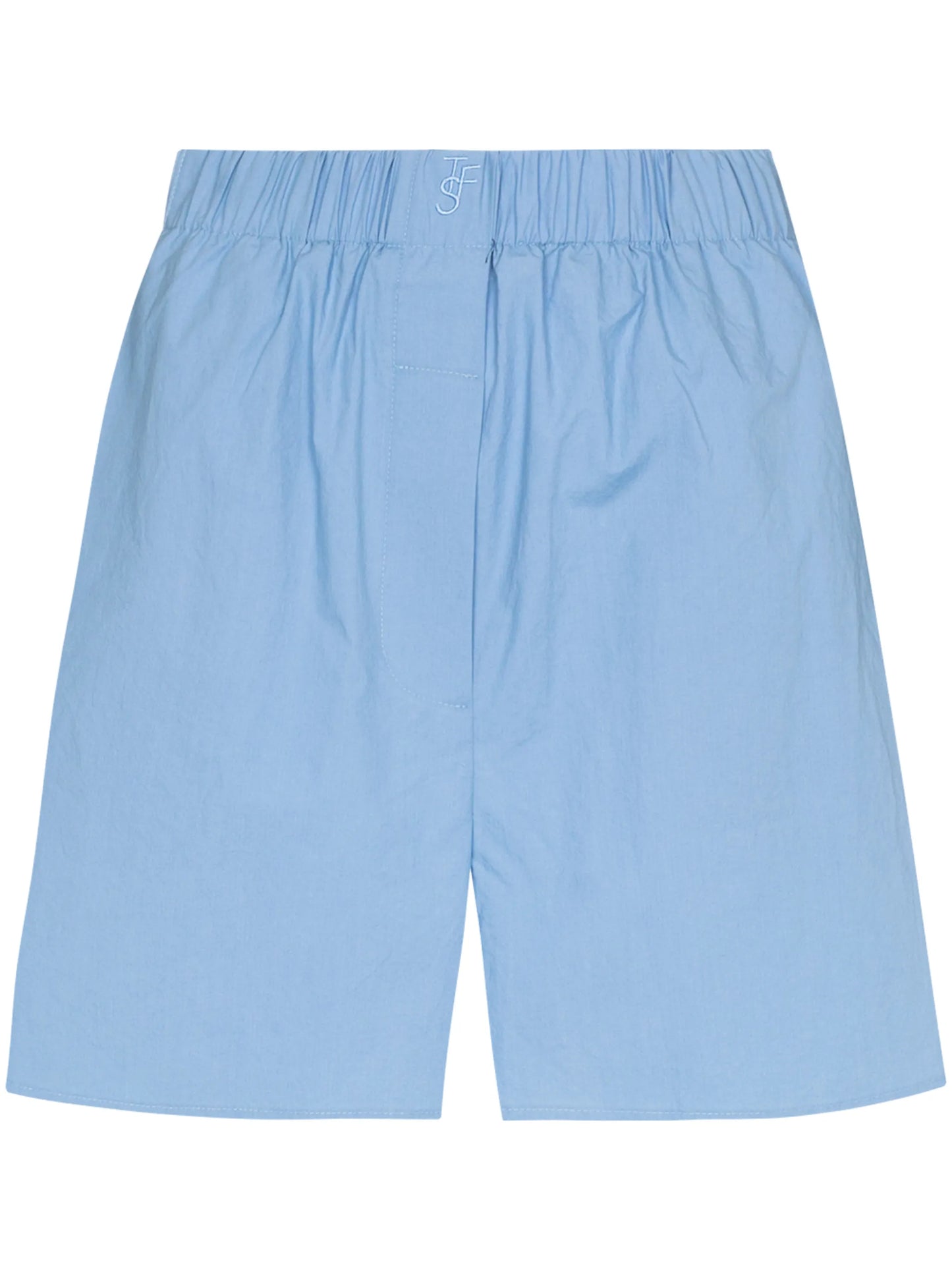 logo-embroidered organic cotton shorts