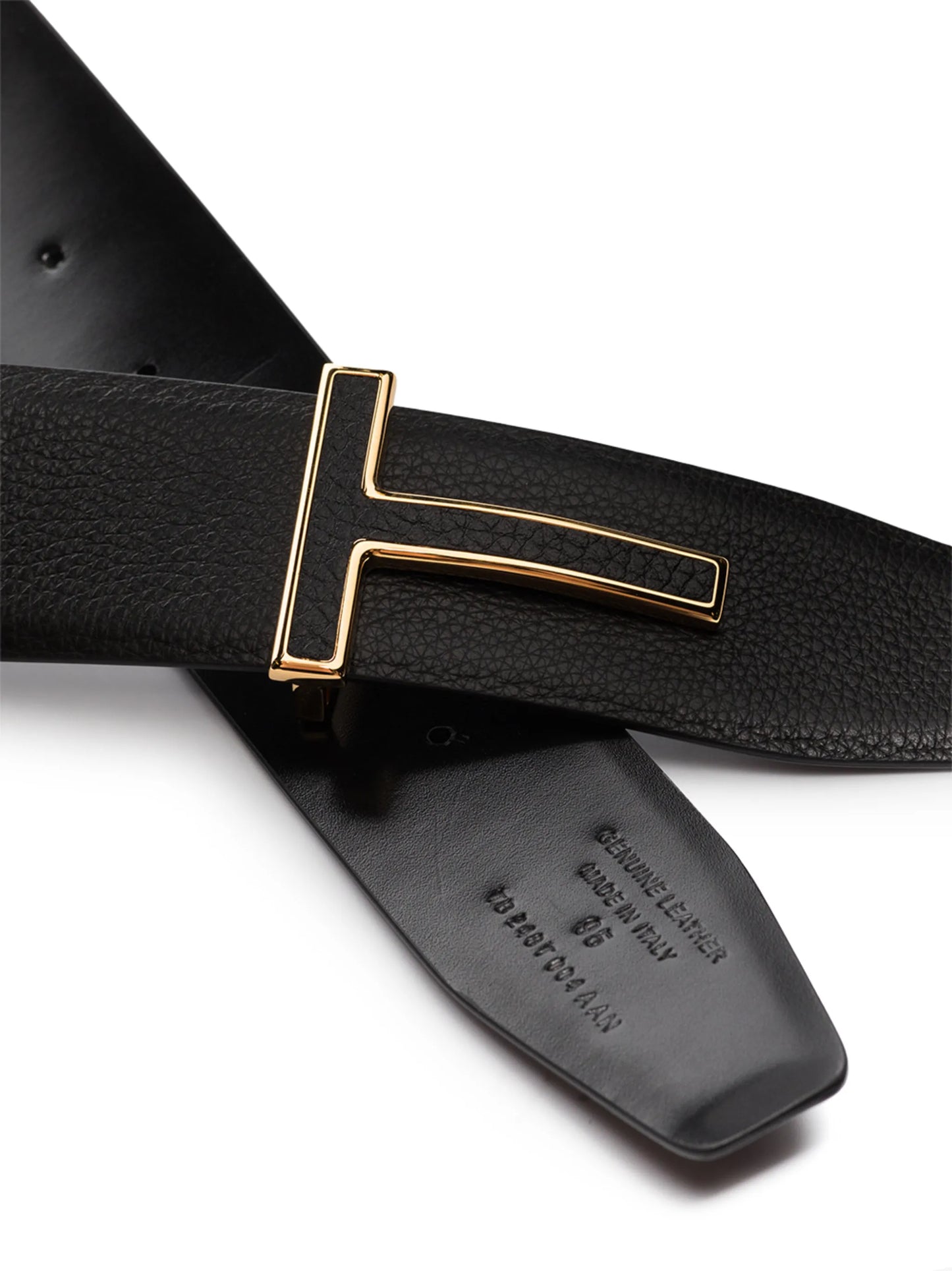 reversible T-buckle belt
