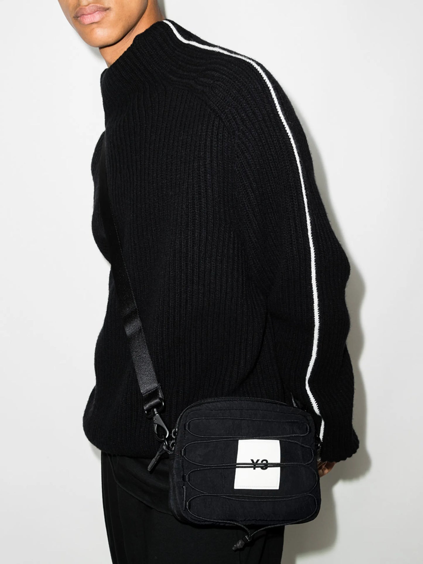square logo crossbody bag