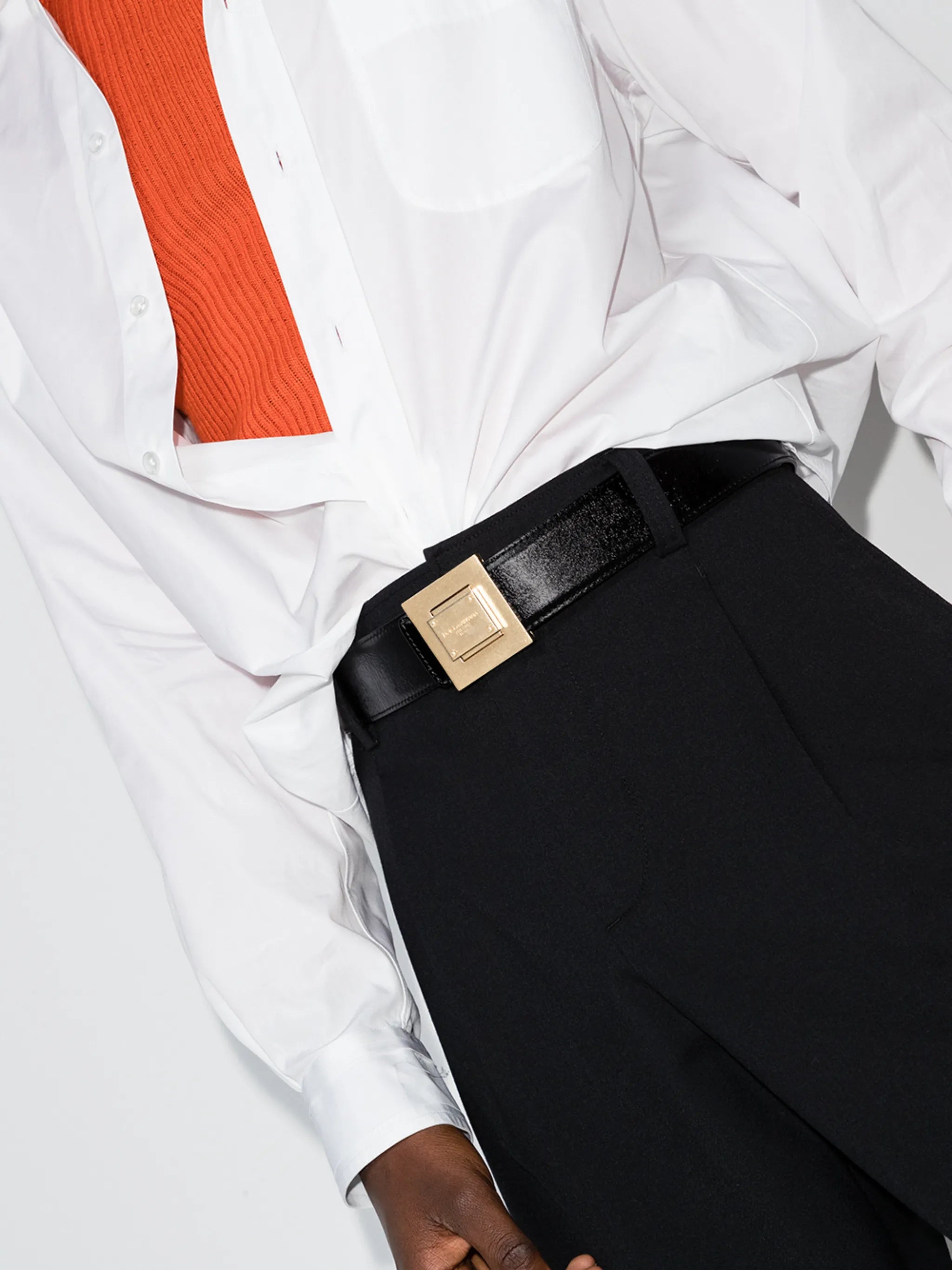 square buckle belt