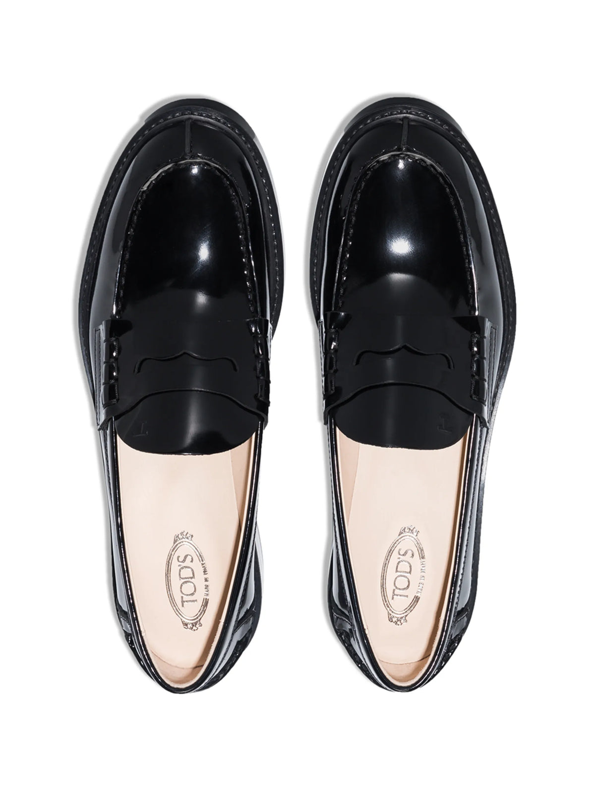 patent leather penny loafers