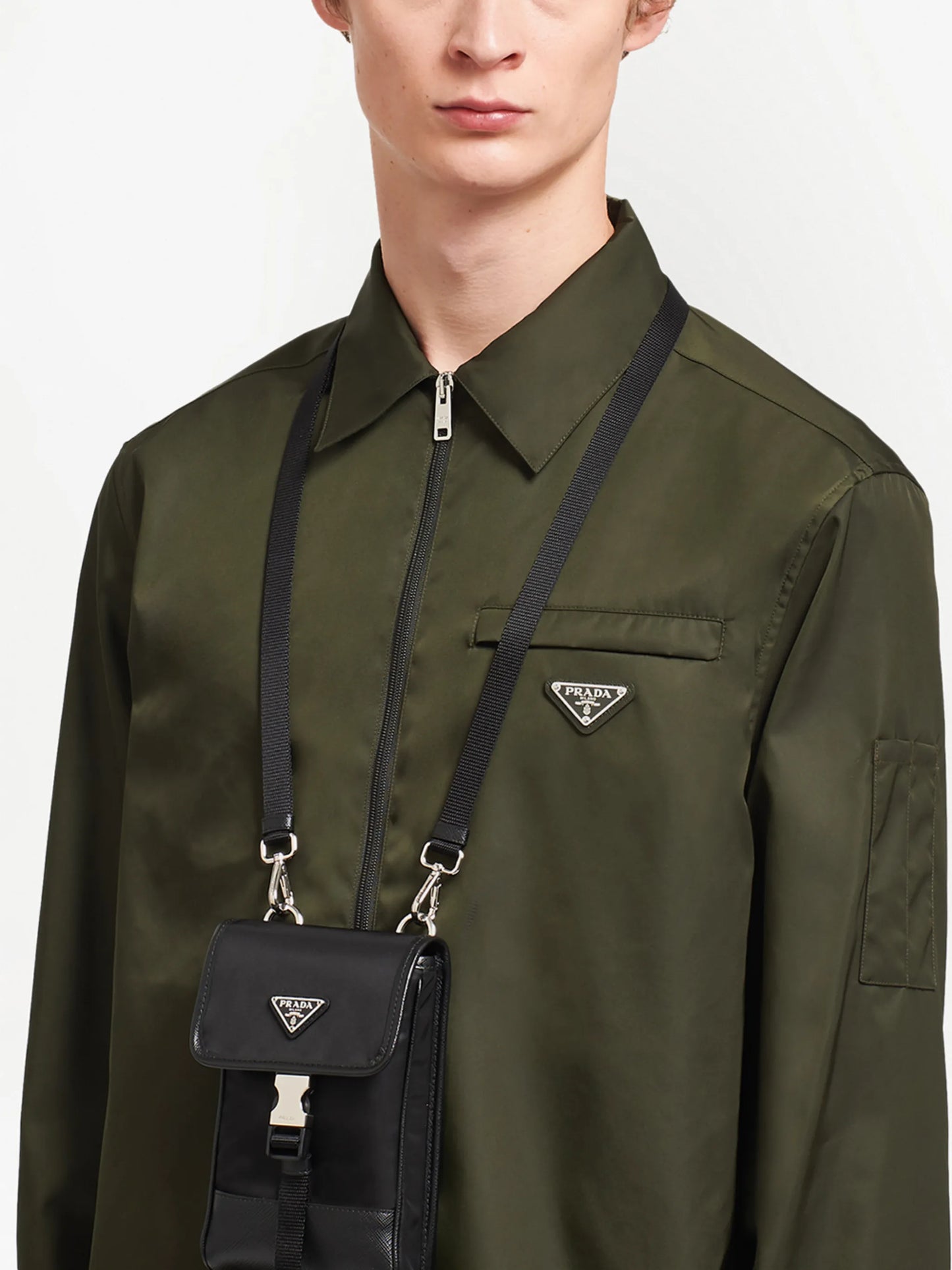logo-plaque crossbody bag