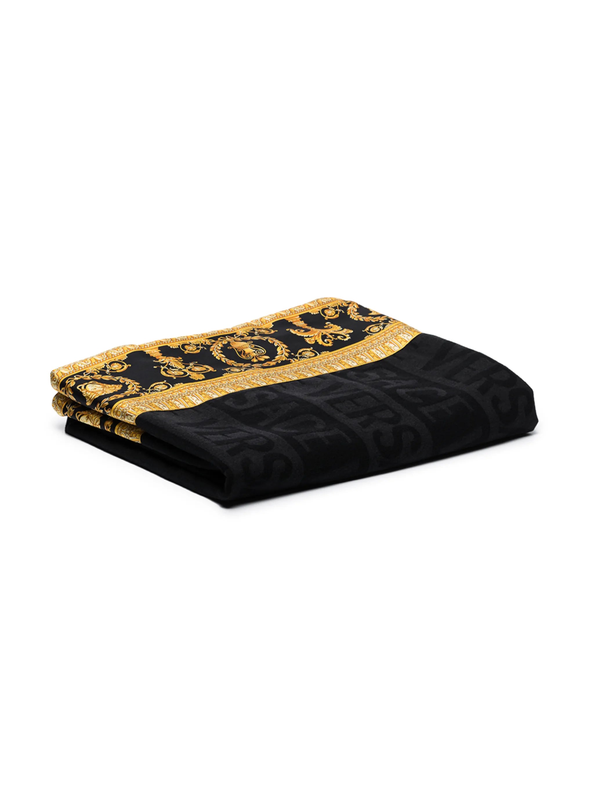 logo pattern baroque blanket