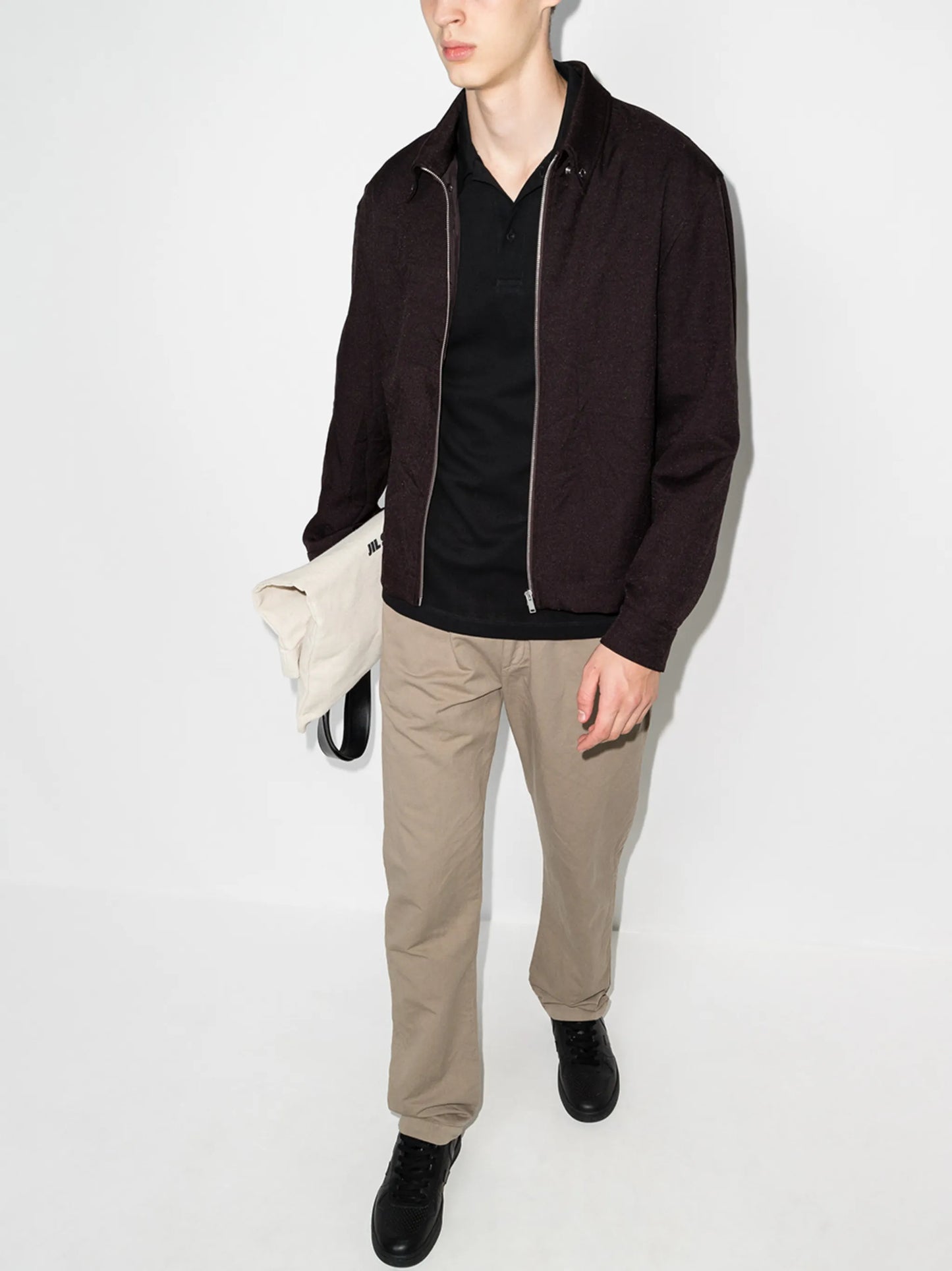 Riviera long-sleeve polo shirt
