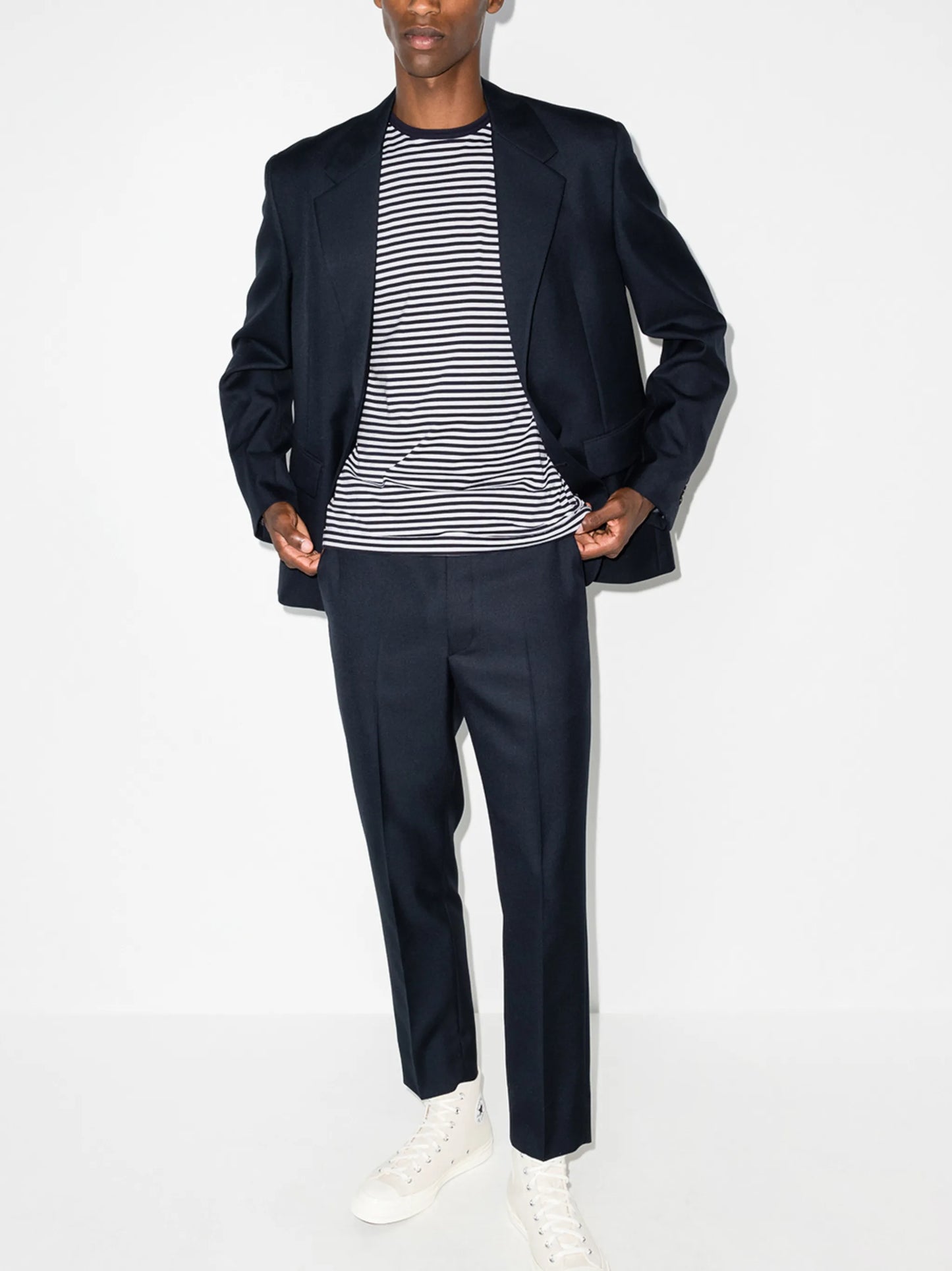 striped cotton T-shirt