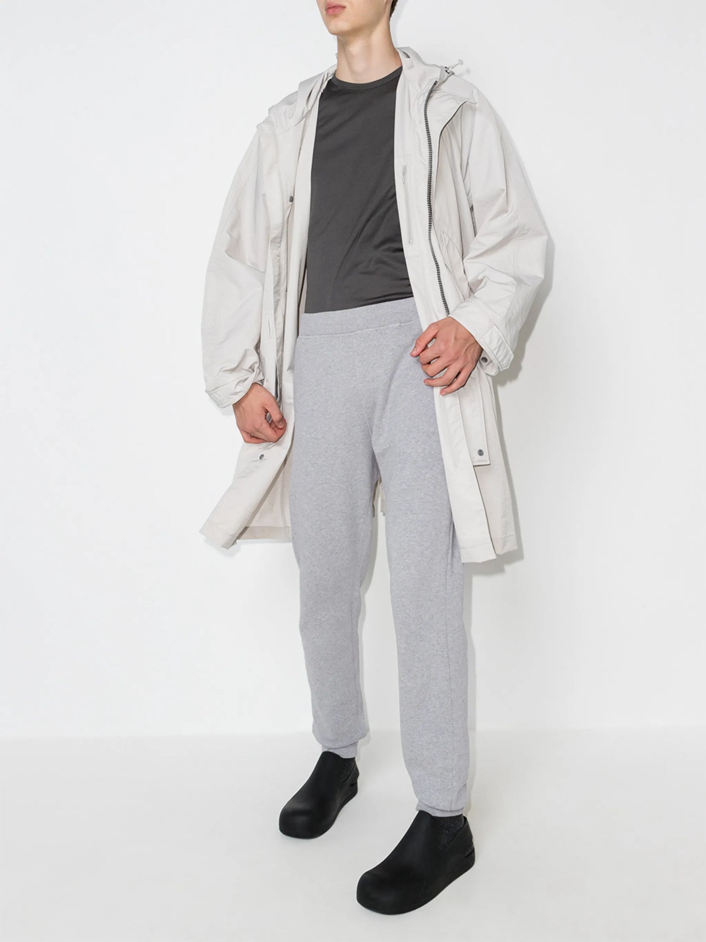 cotton tapered track pants