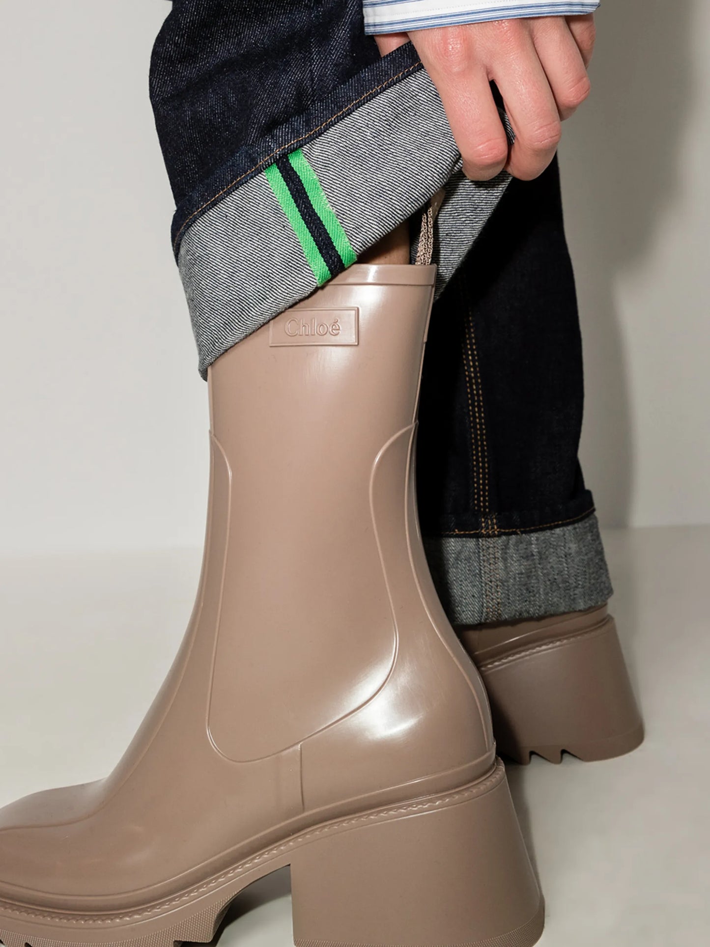 Betty 50mm square-toe boots