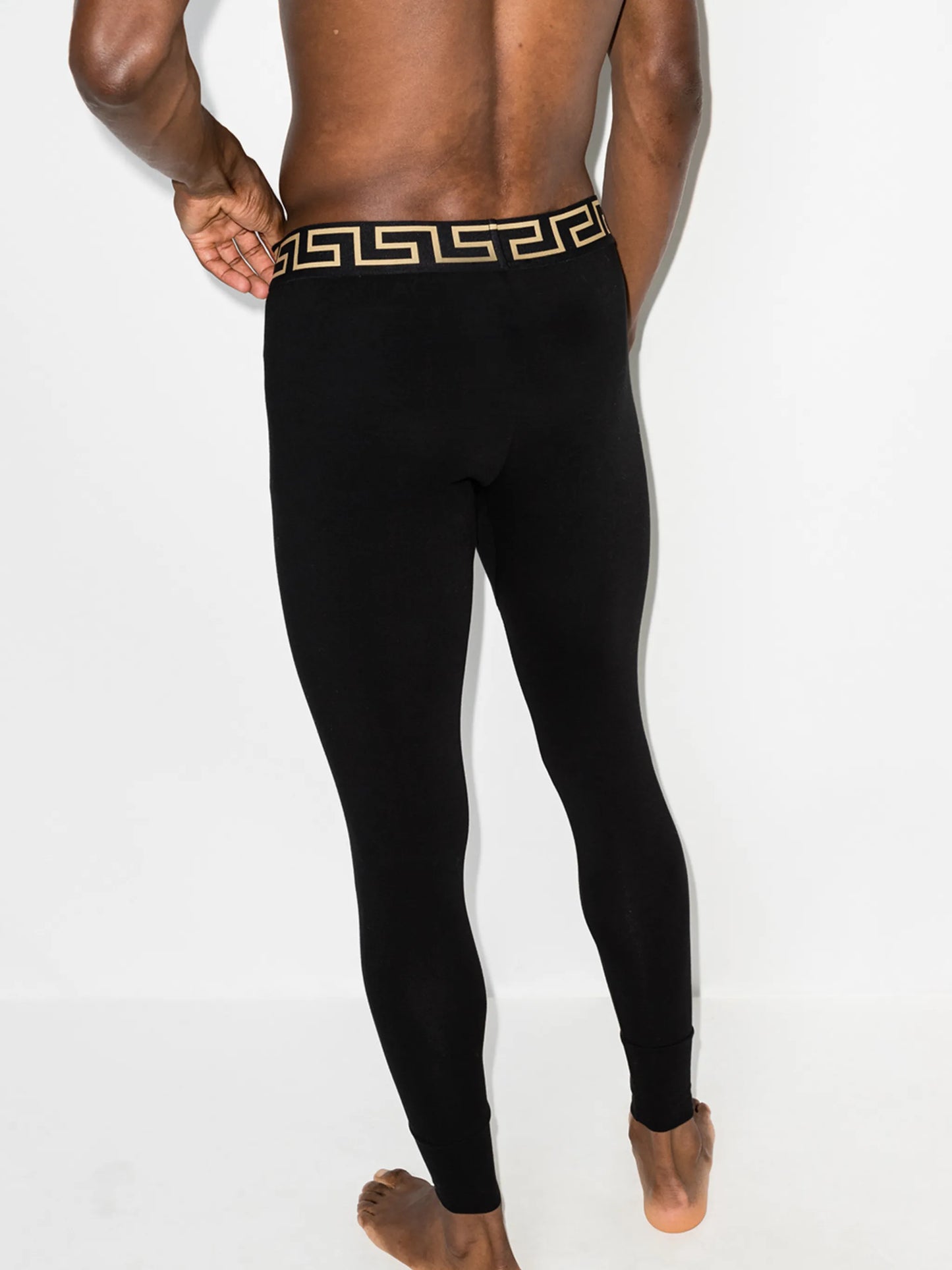 Greca cotton leggings