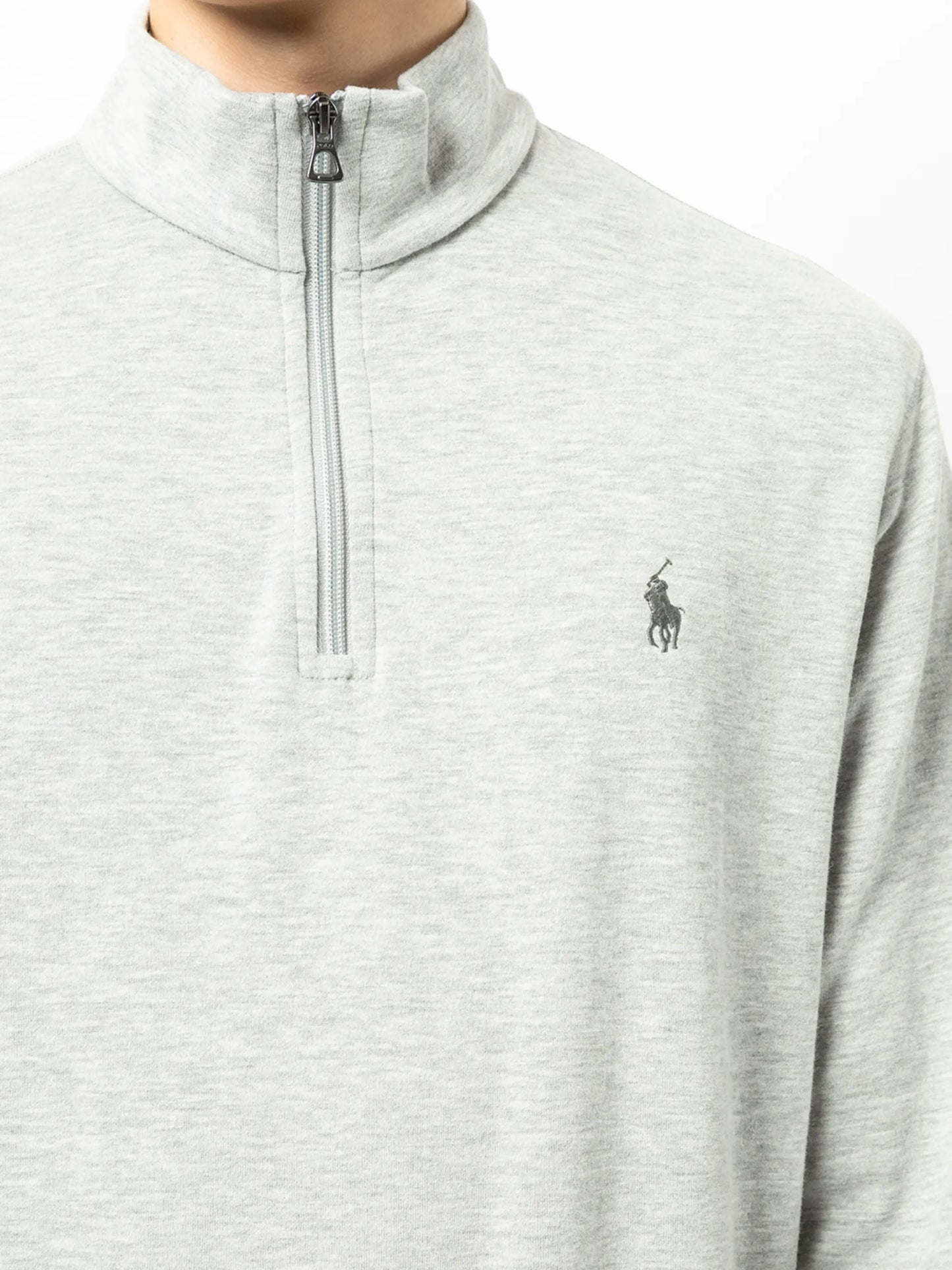 embroidered logo sweatshirt