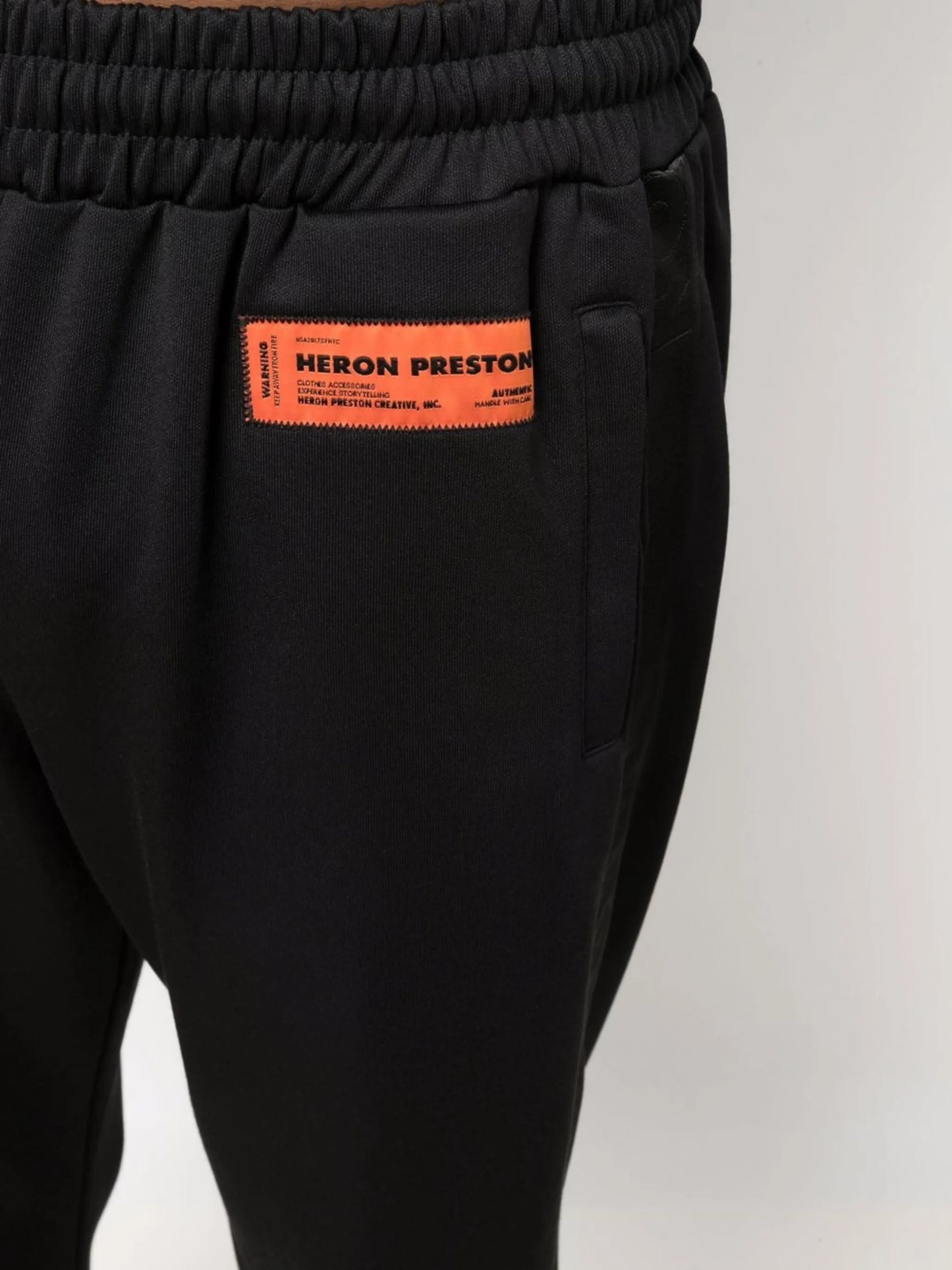 logo patch track trousers