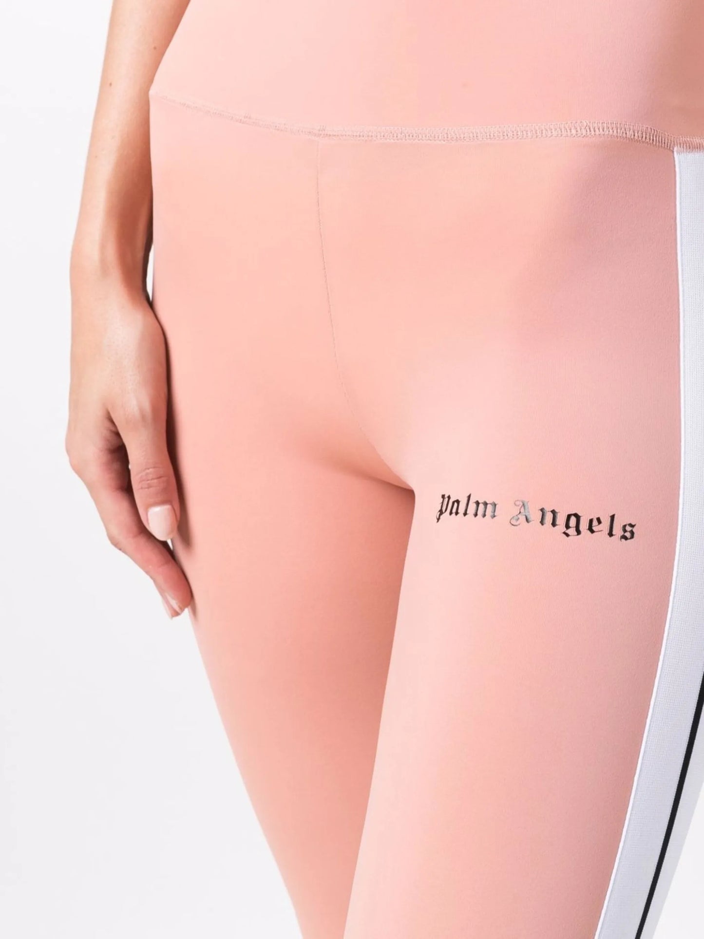 side-stripe logo leggings