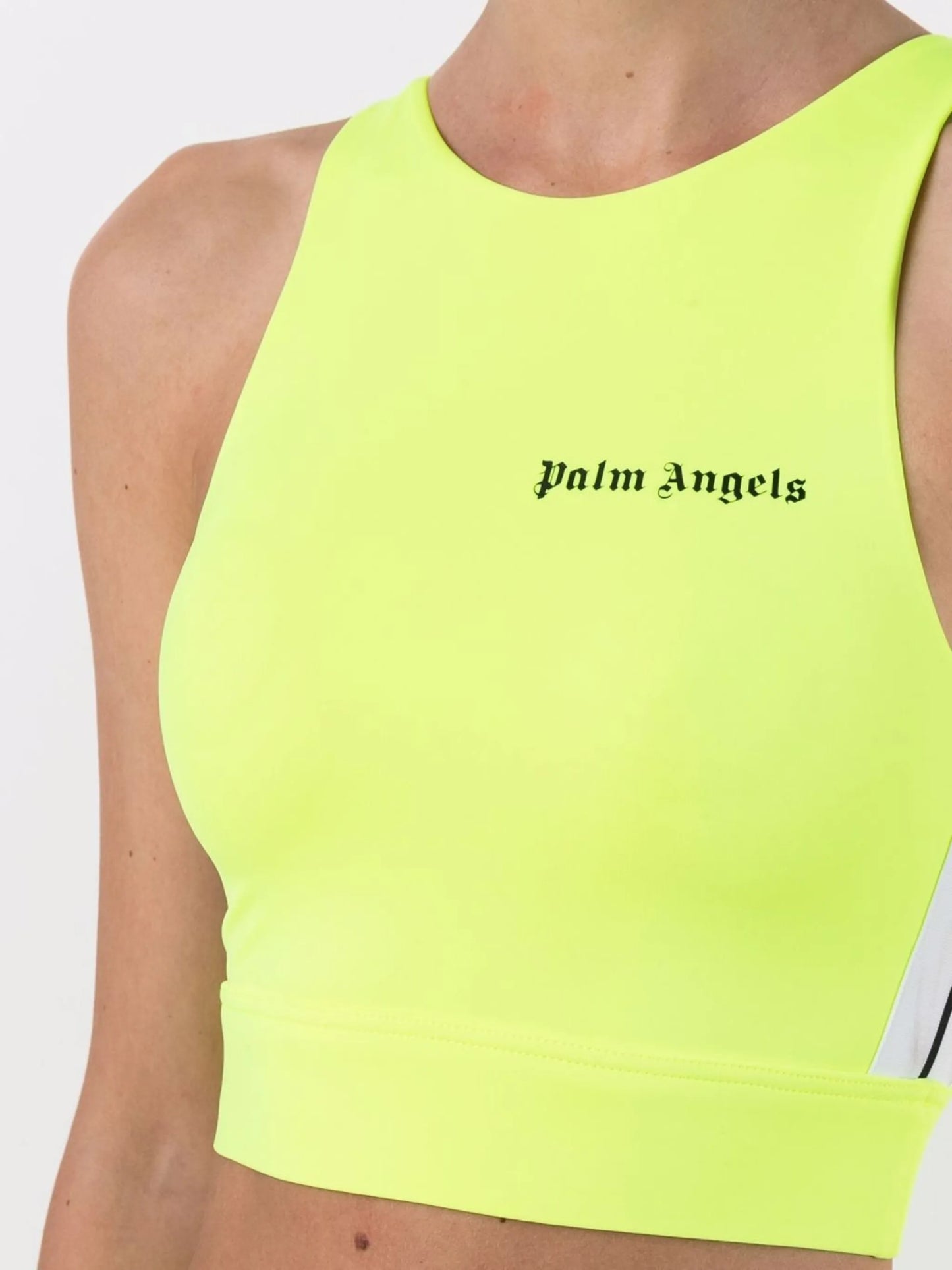 side-stripe logo tank top
