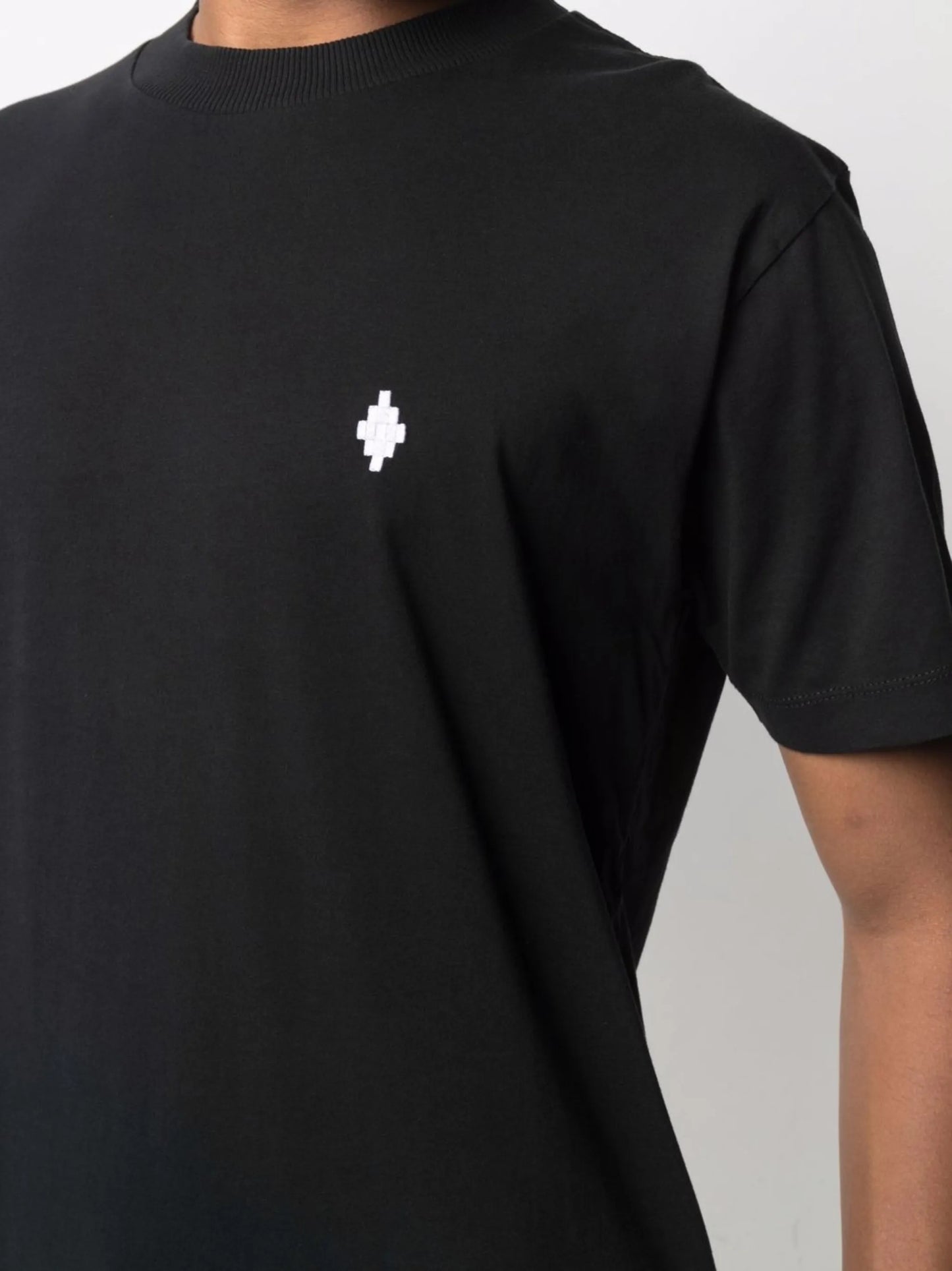 cross-motif cotton T-shirt
