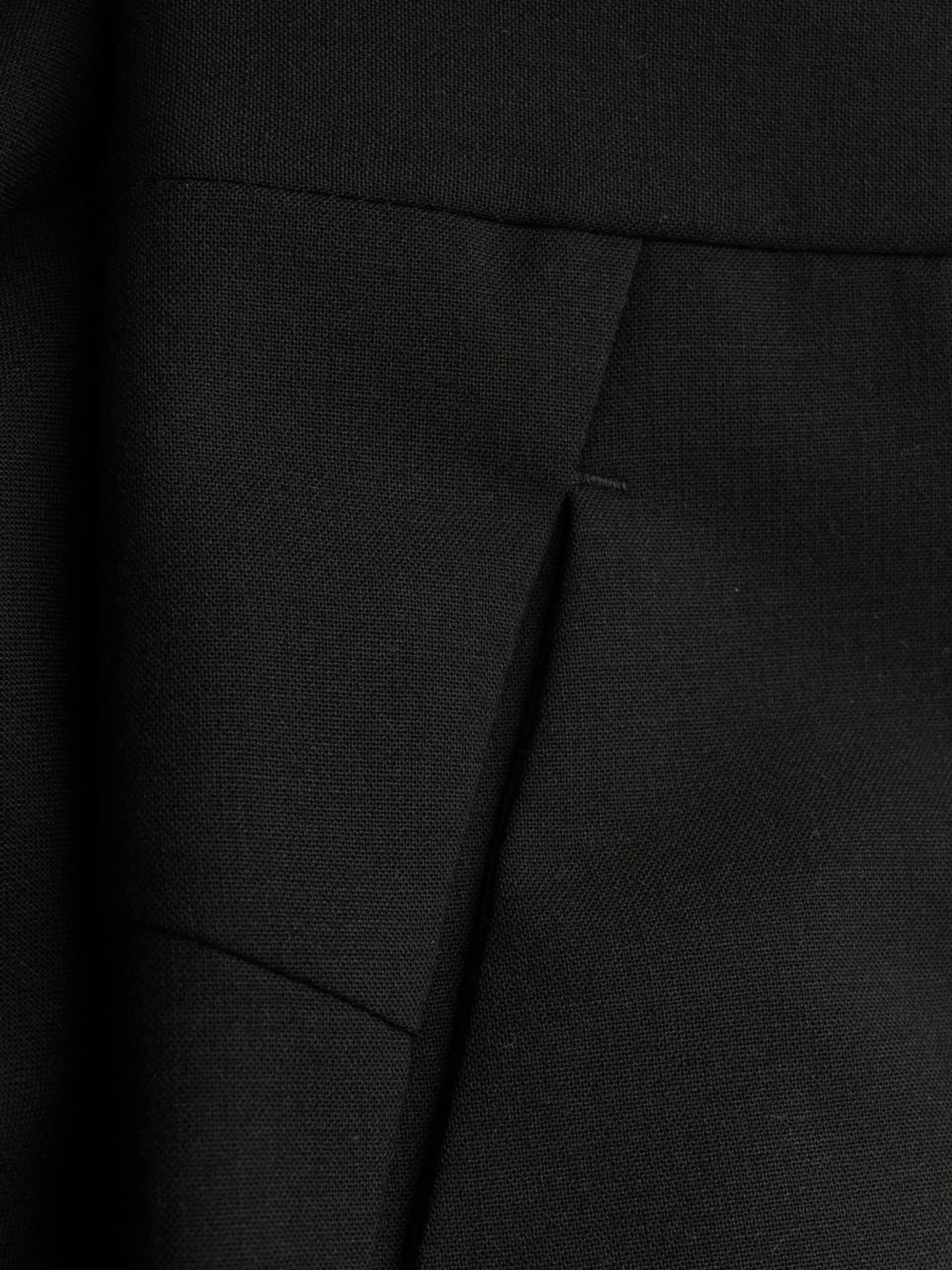 zip detail tailored trousers