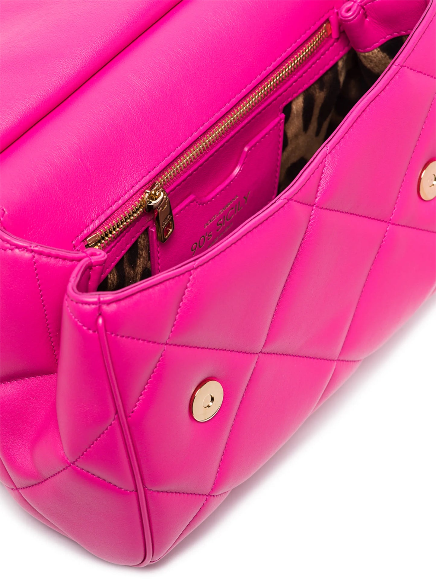 Sicily diamond-quilted shoulder bag