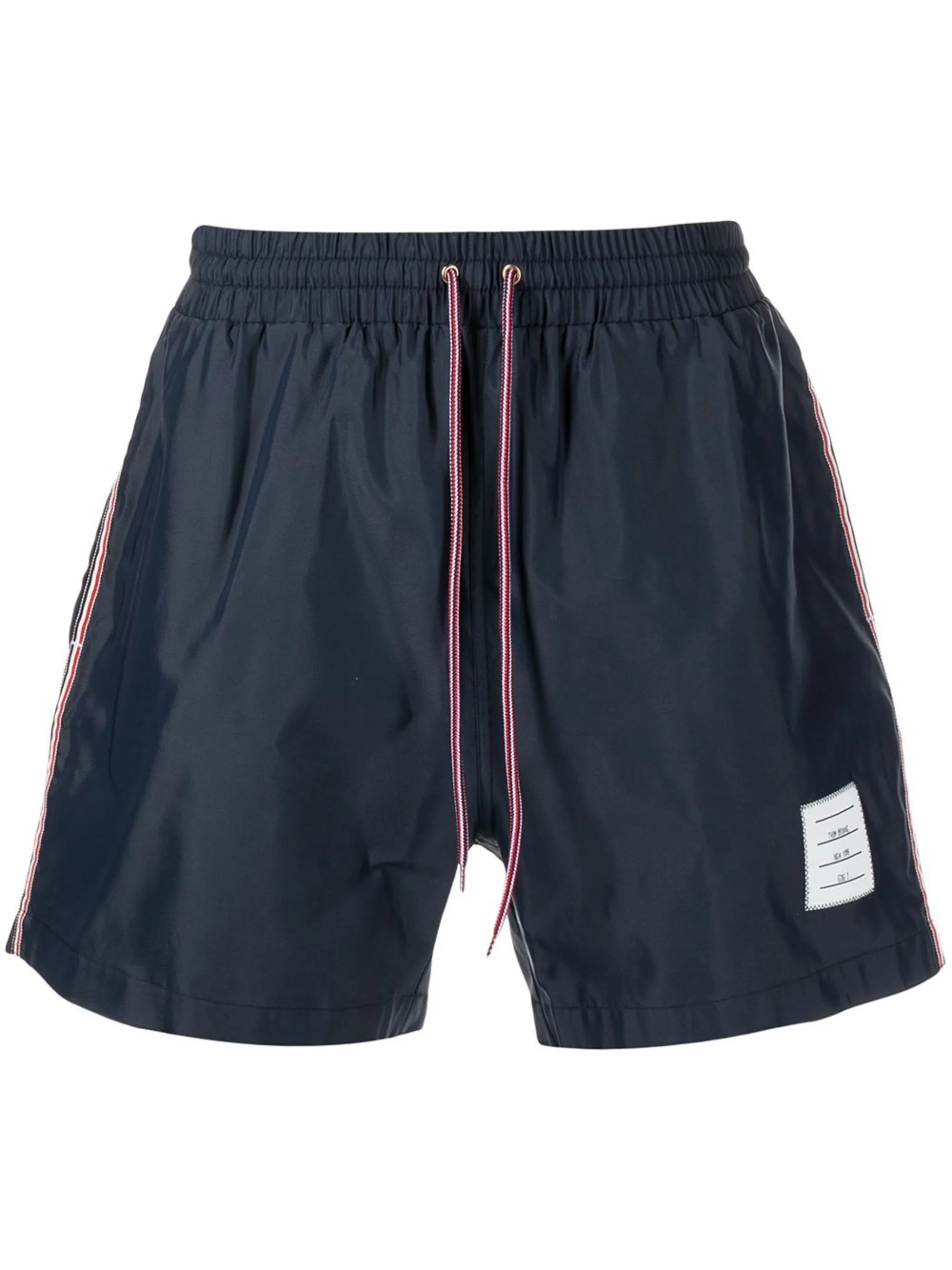 RWB-stripe swim shorts