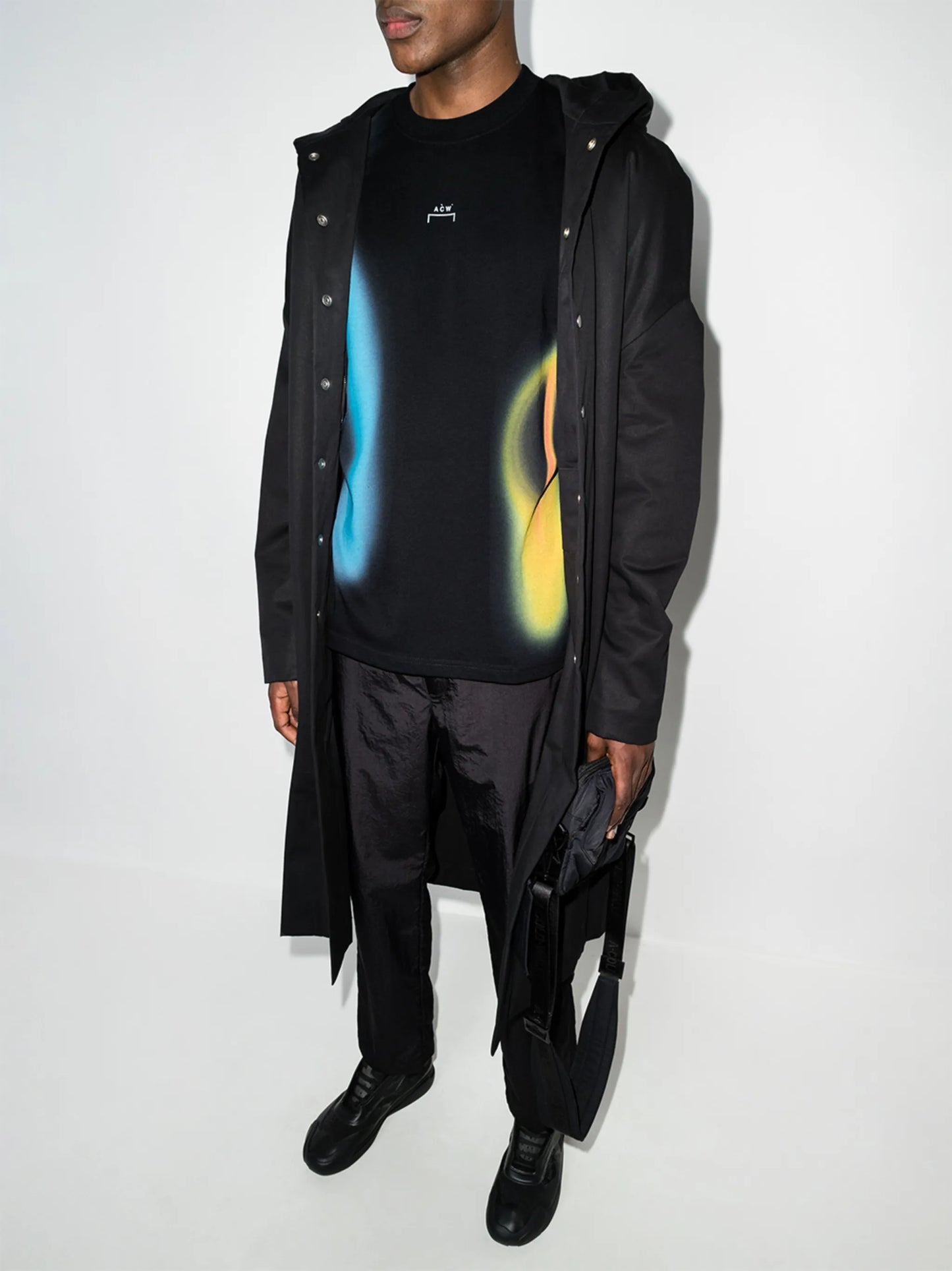 Hypergraphic-print T-shirt