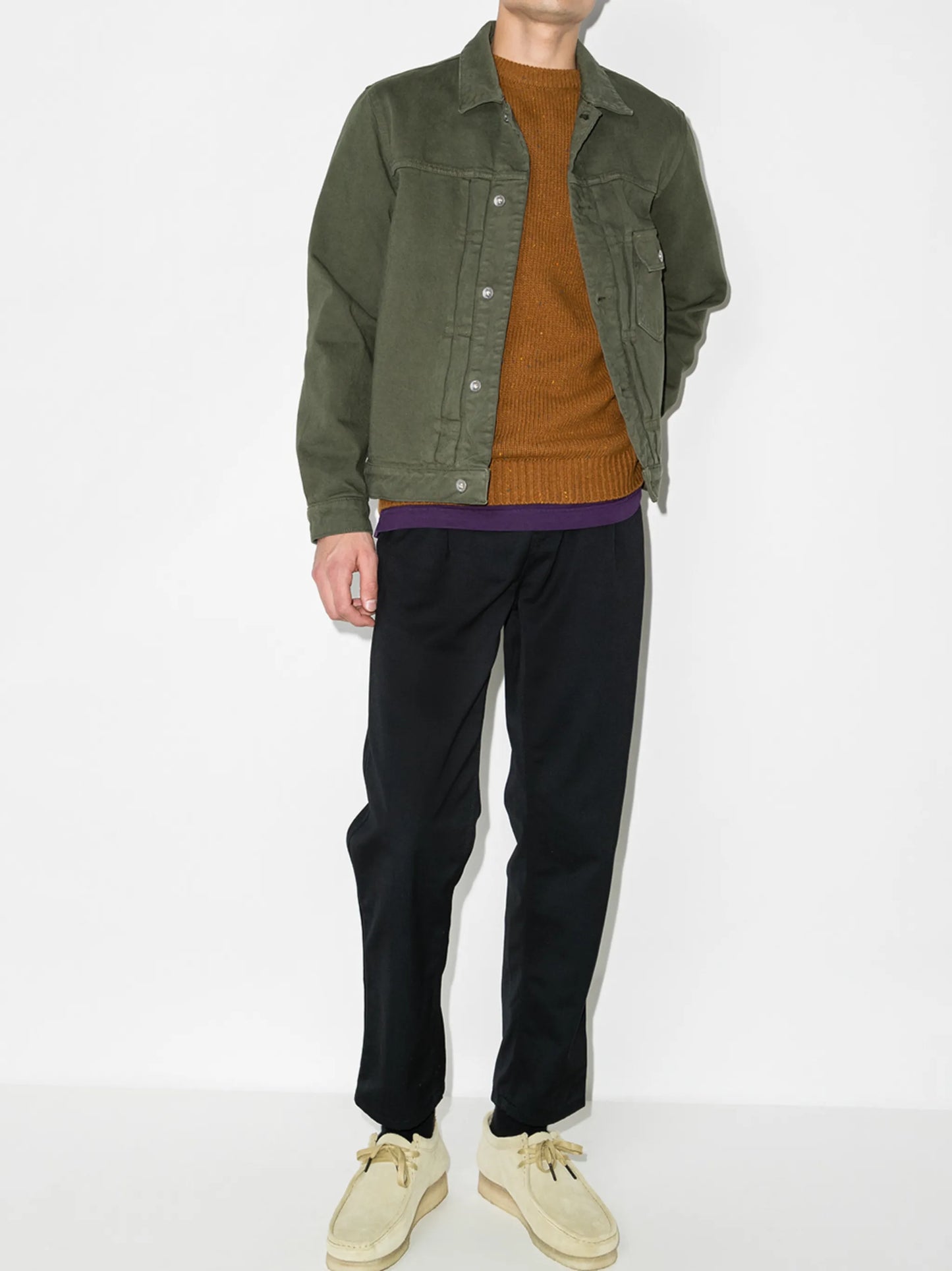 Abbott tapered-leg trousers