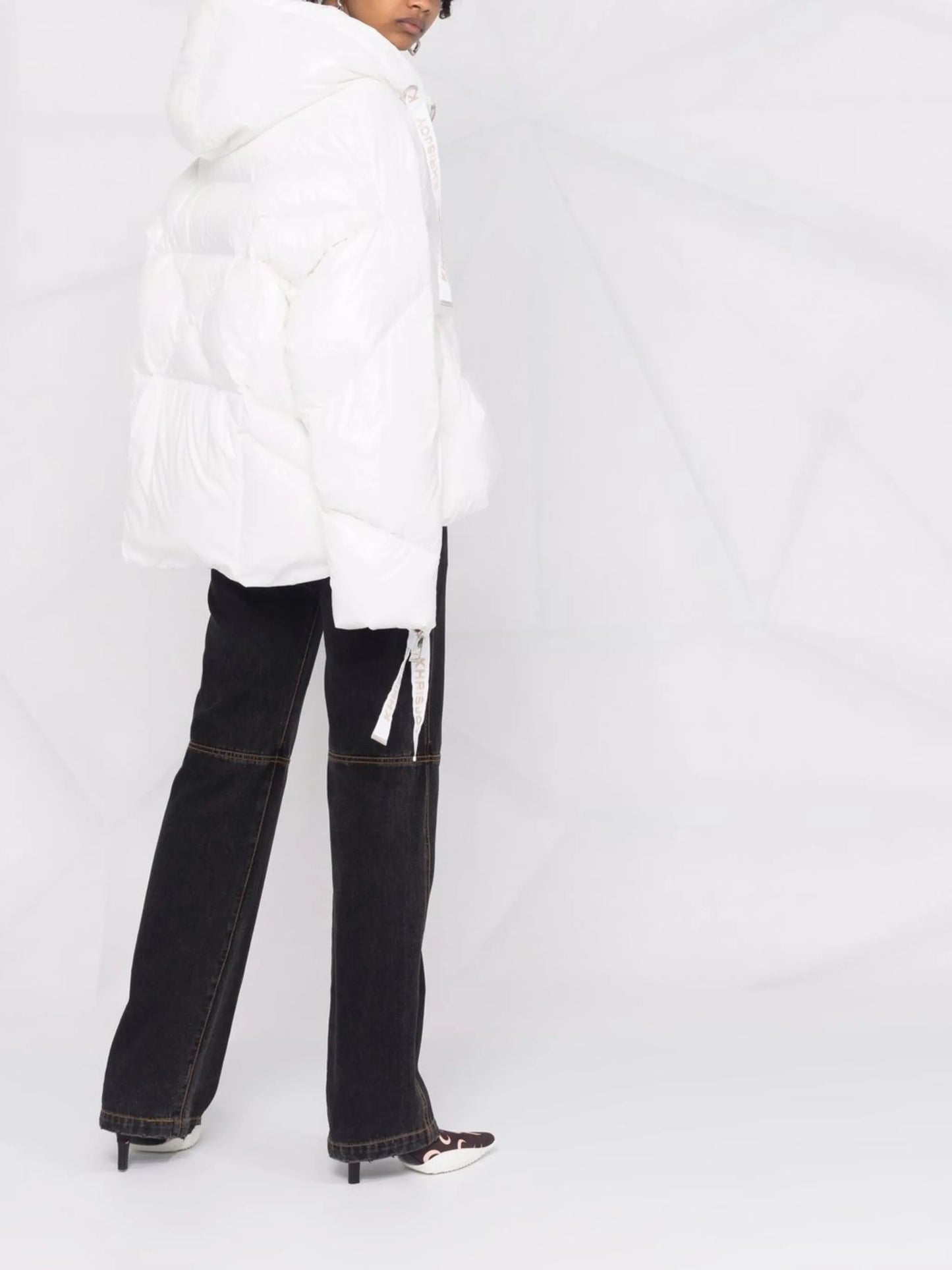Iconic hooded puffer jacket