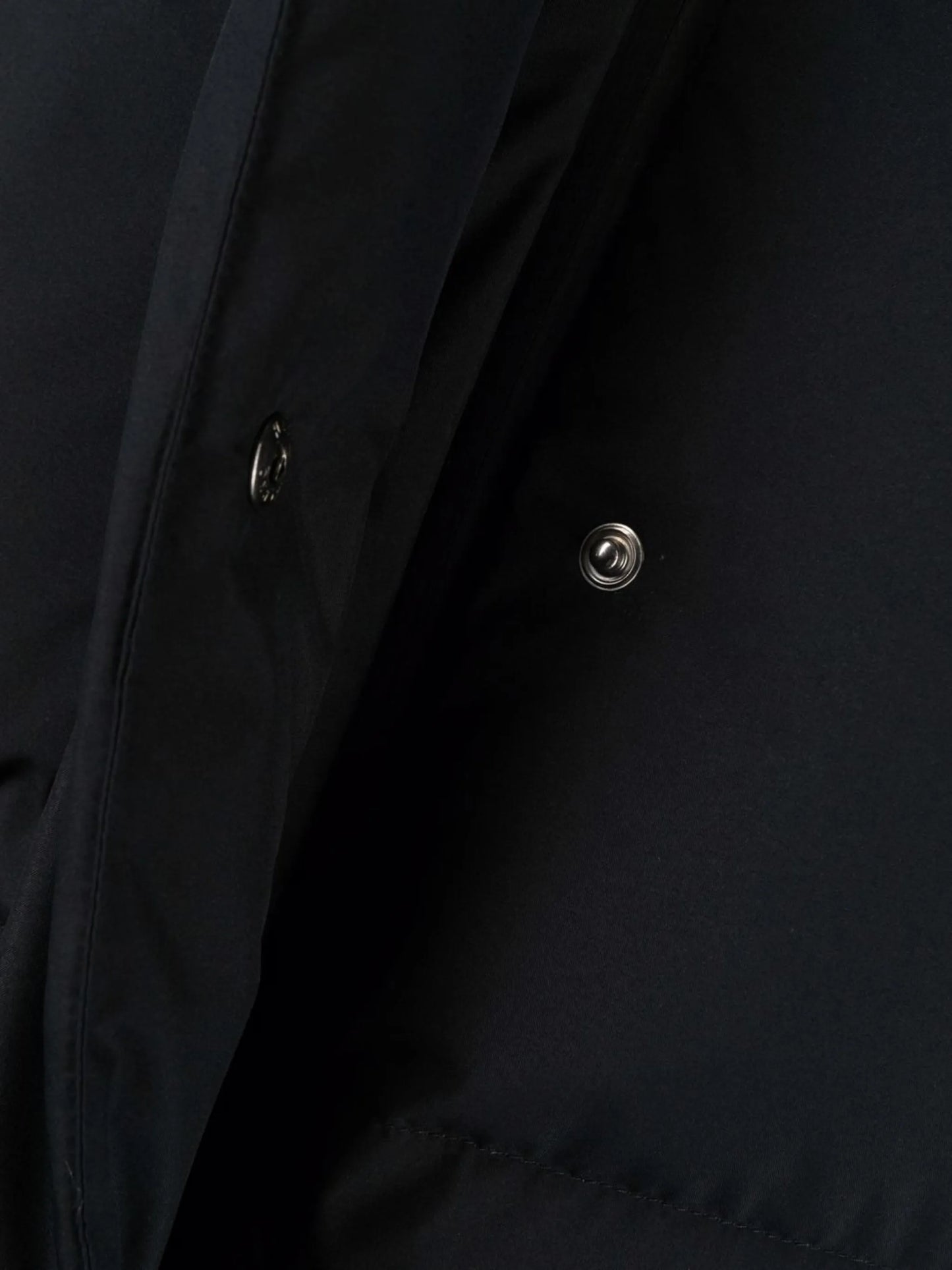 A-line padded zip-front coat