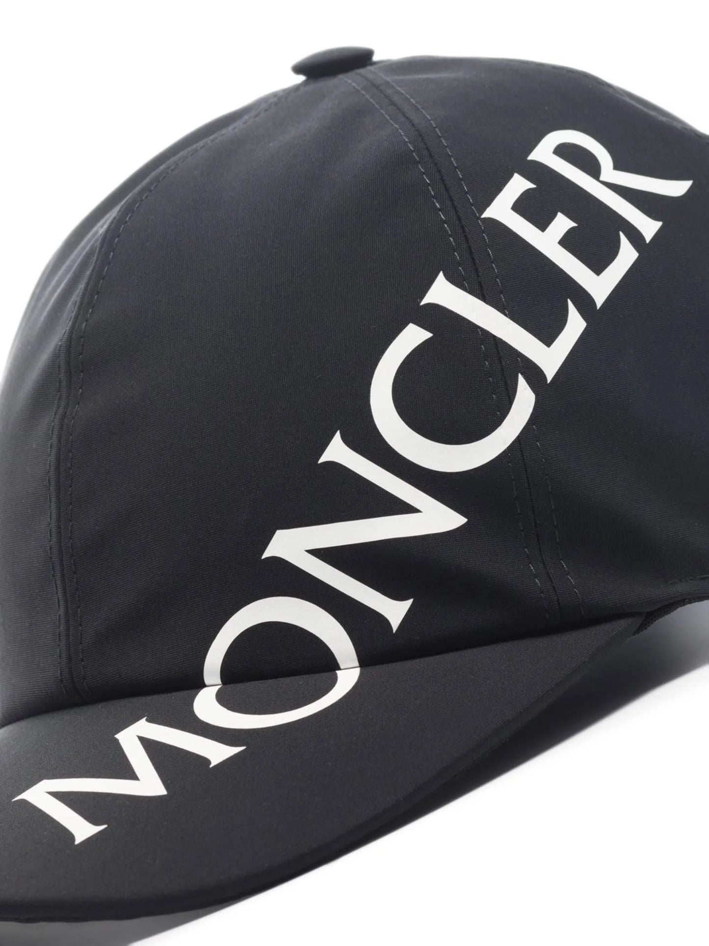 diagonal logo-print baseball cap