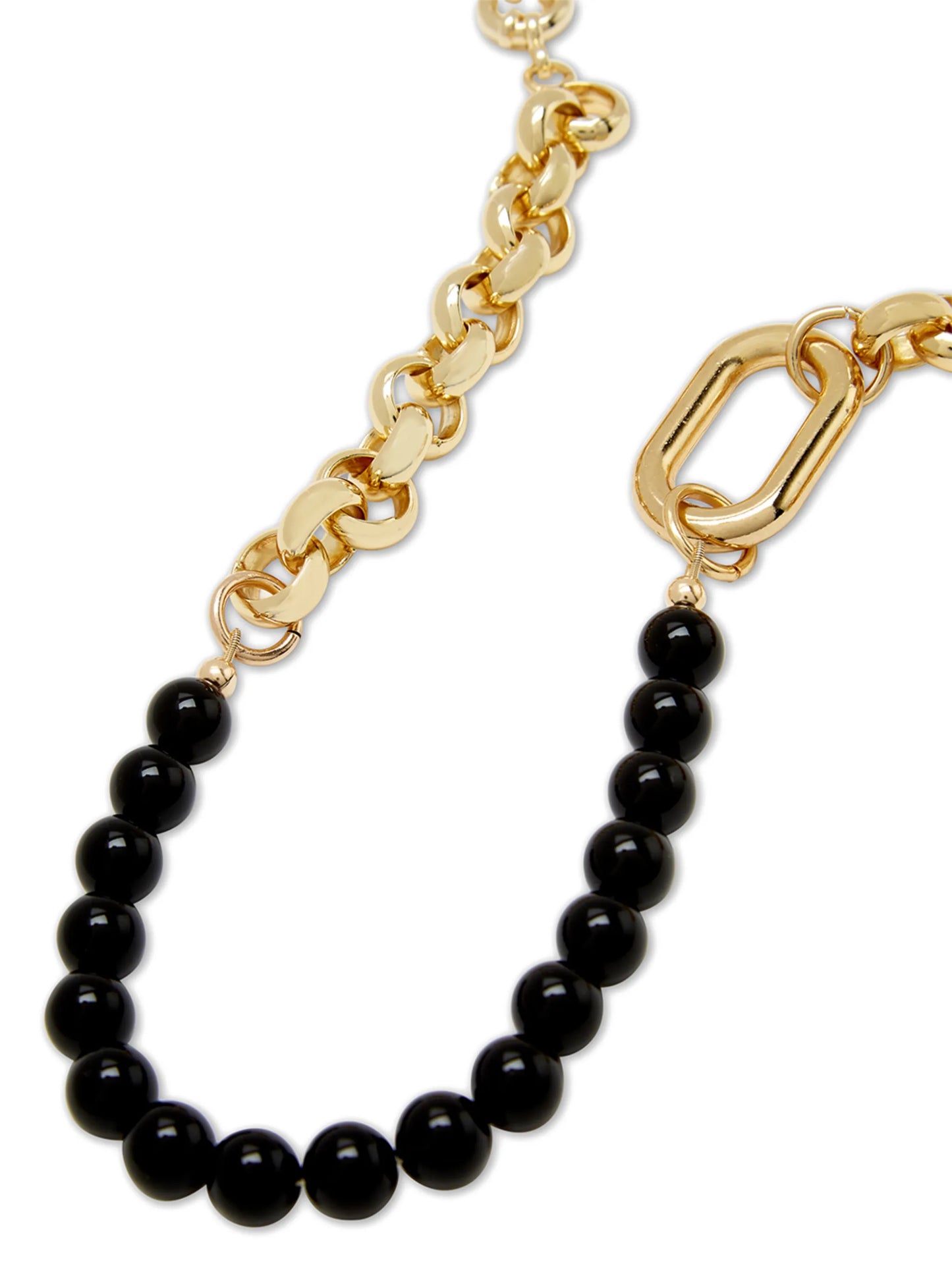 Abbey onyx pearl necklace
