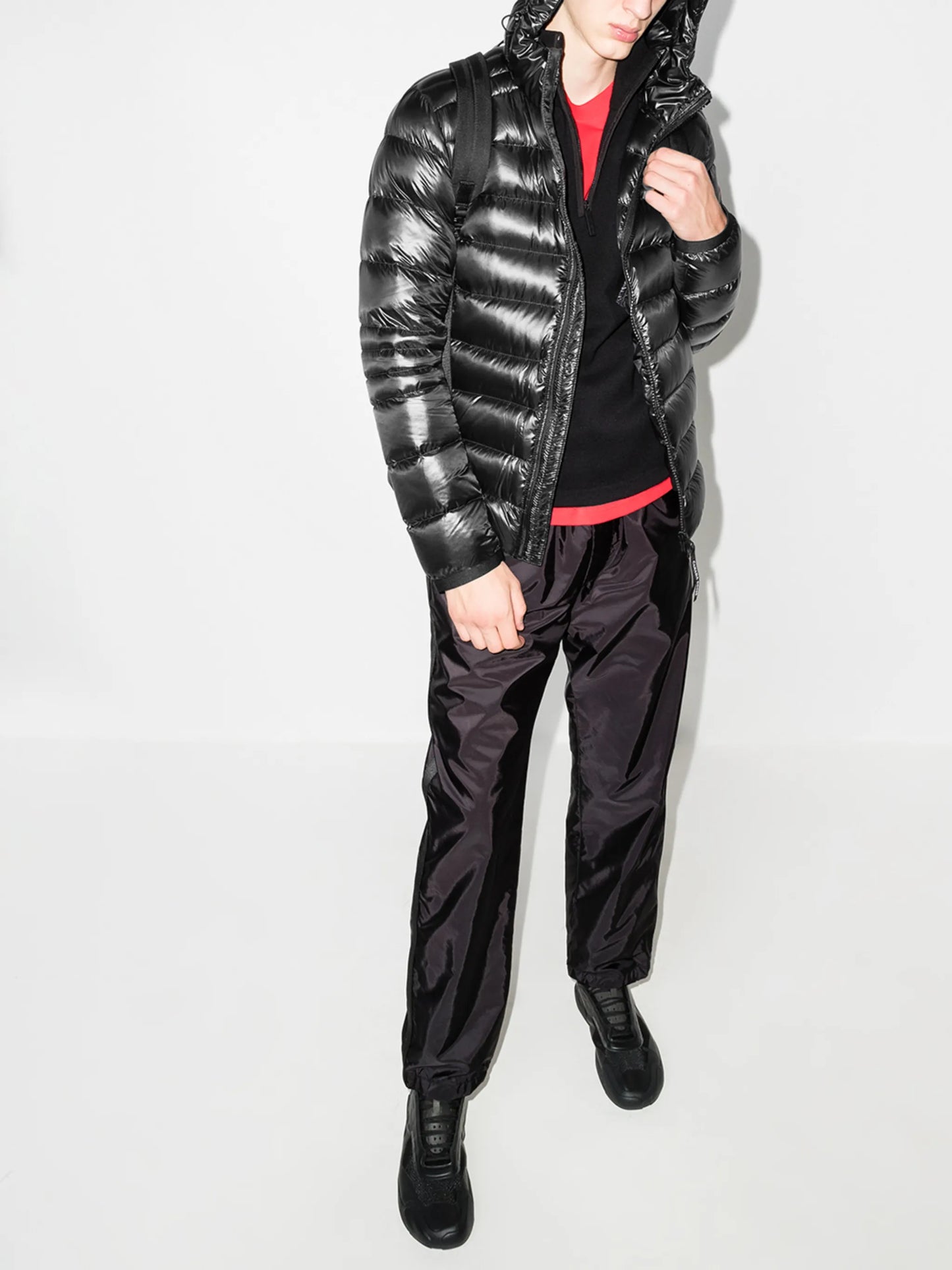 Core Crofton quilted hooded jacket