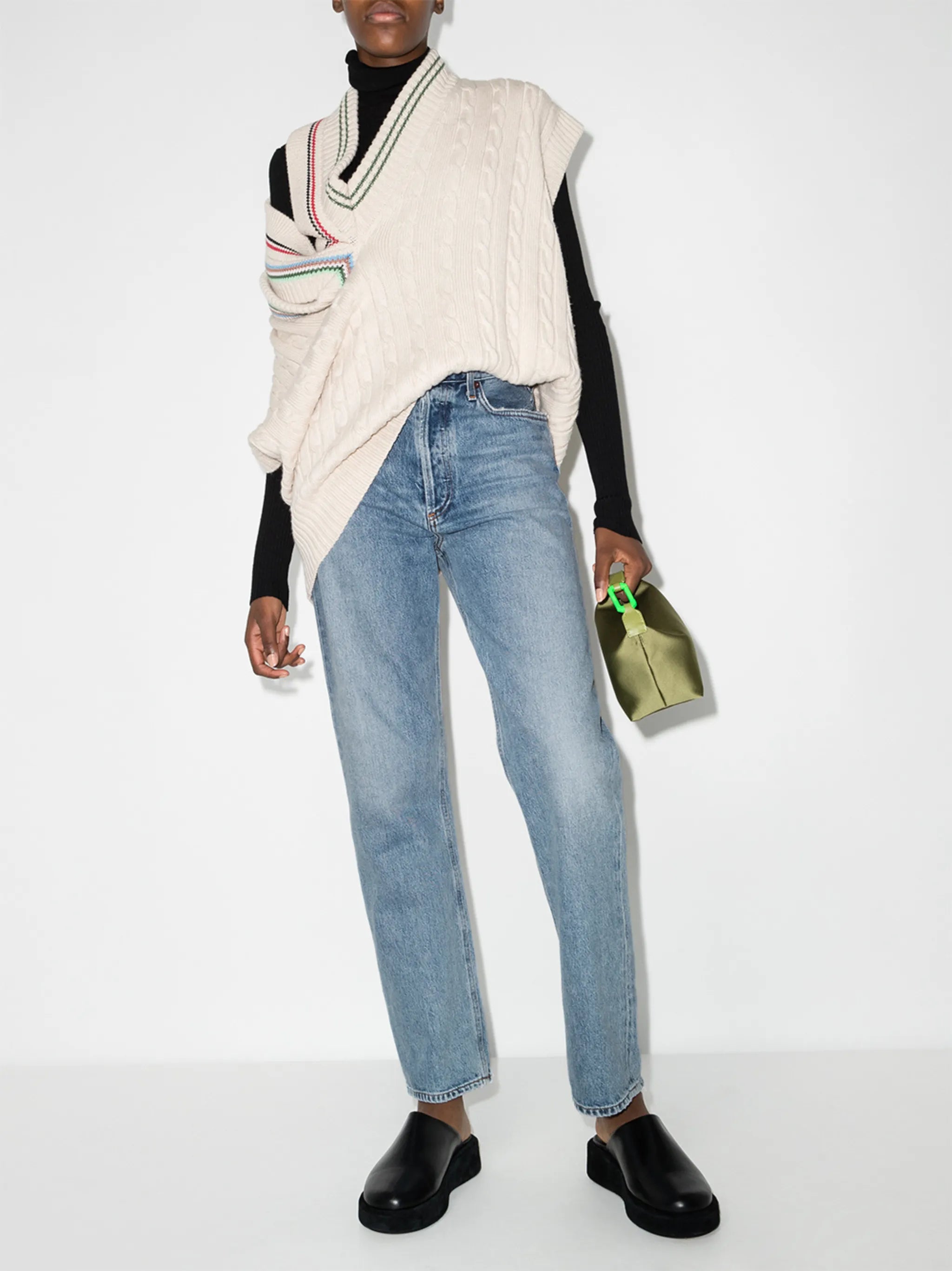 '90s Pinch Waist straight-leg jeans