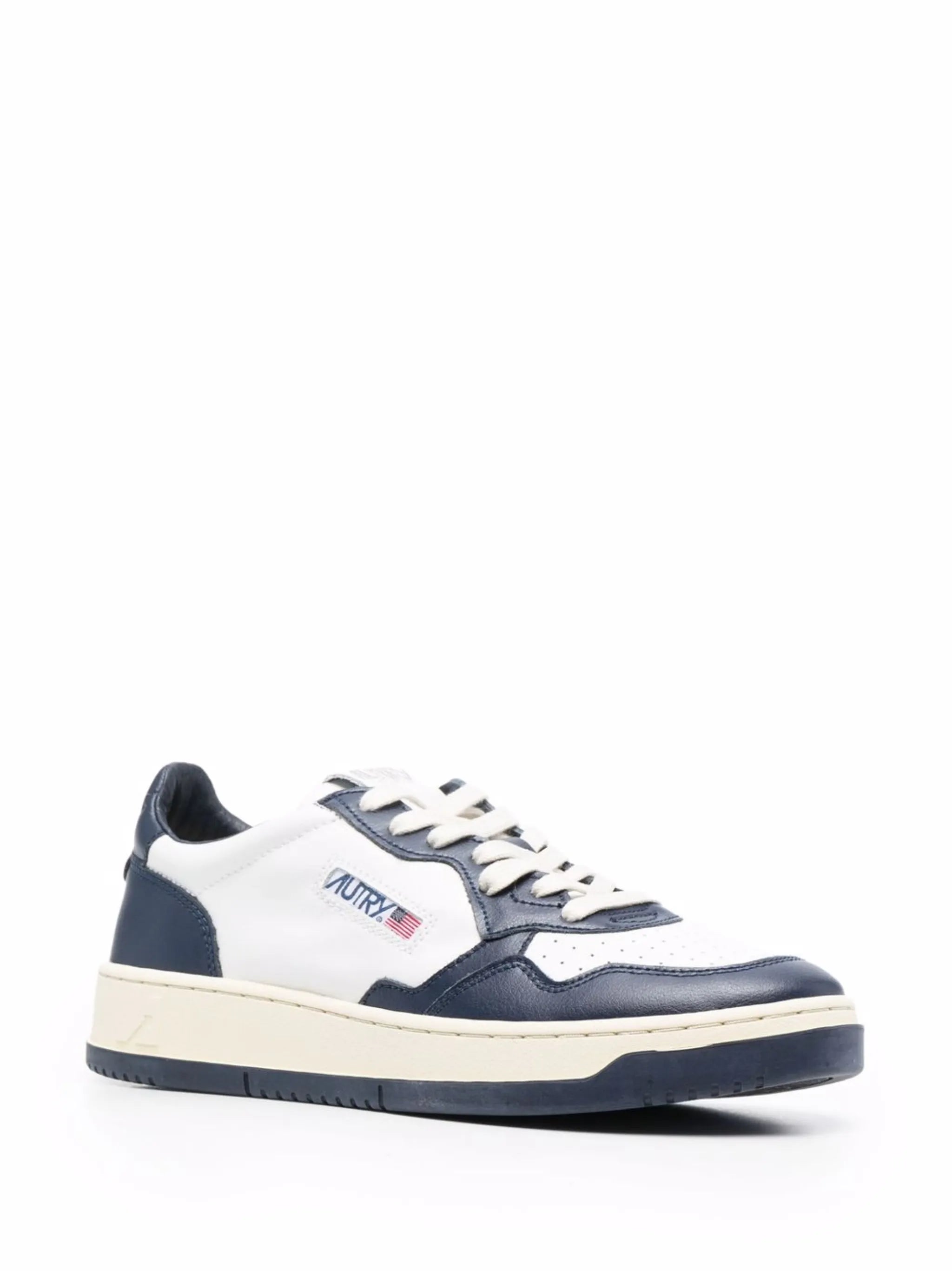 Action panelled low-top sneakers