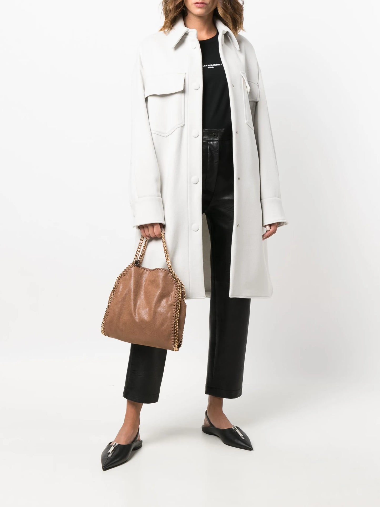 Falabella foldover tote bag