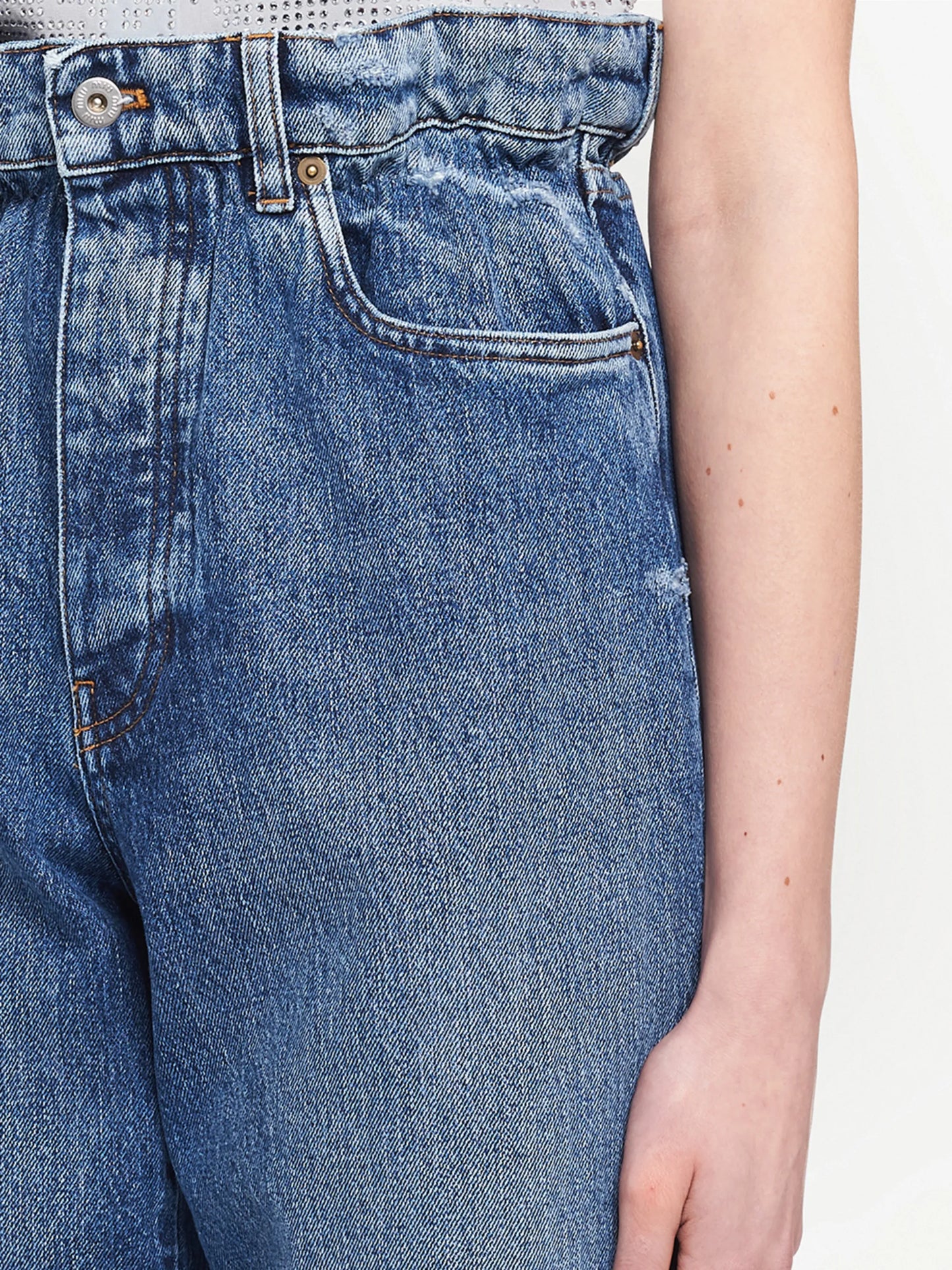 paperbag high-waist jeans