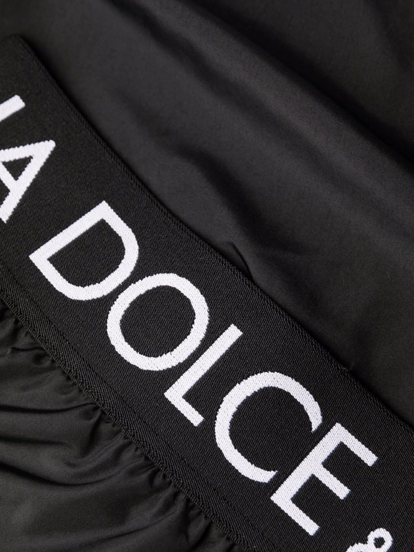 logo-waistband swim shorts