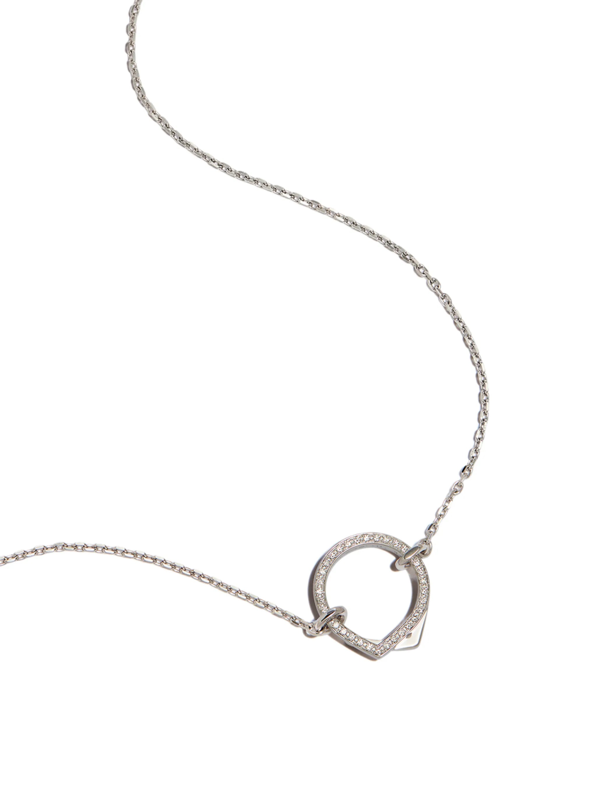 18kt white gold Antifer diamond necklace