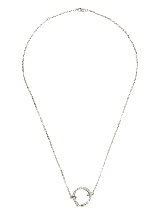 18kt white gold Antifer diamond necklace