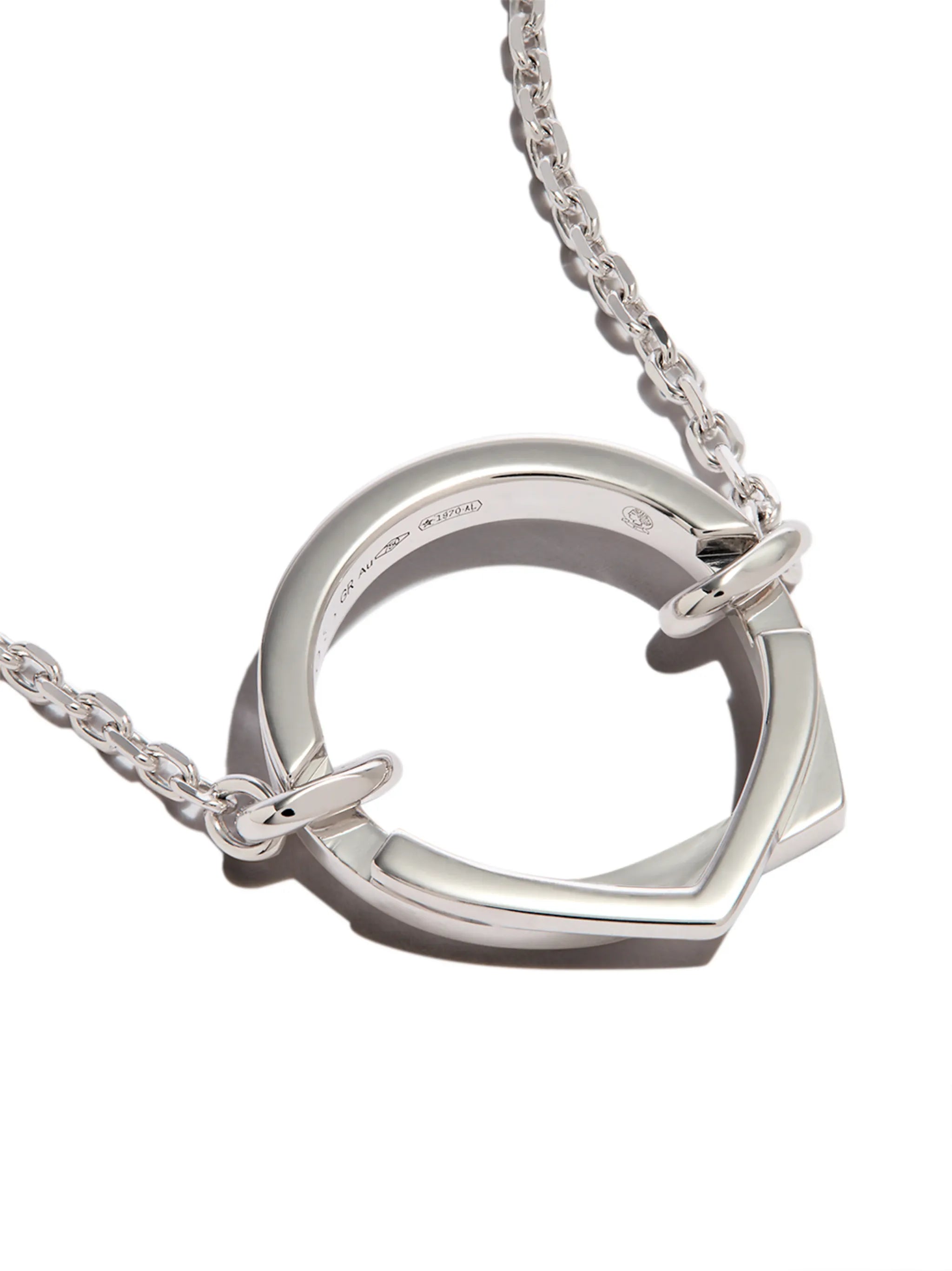18kt white gold Antifer diamond necklace