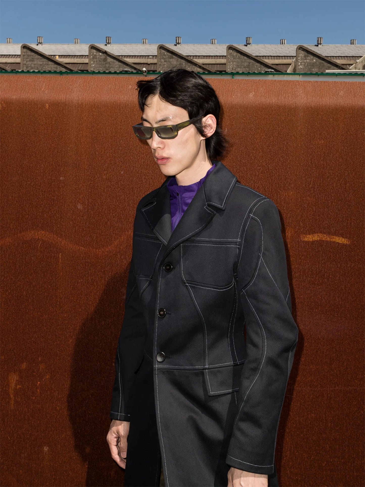 bricktop rectangular sunglasses