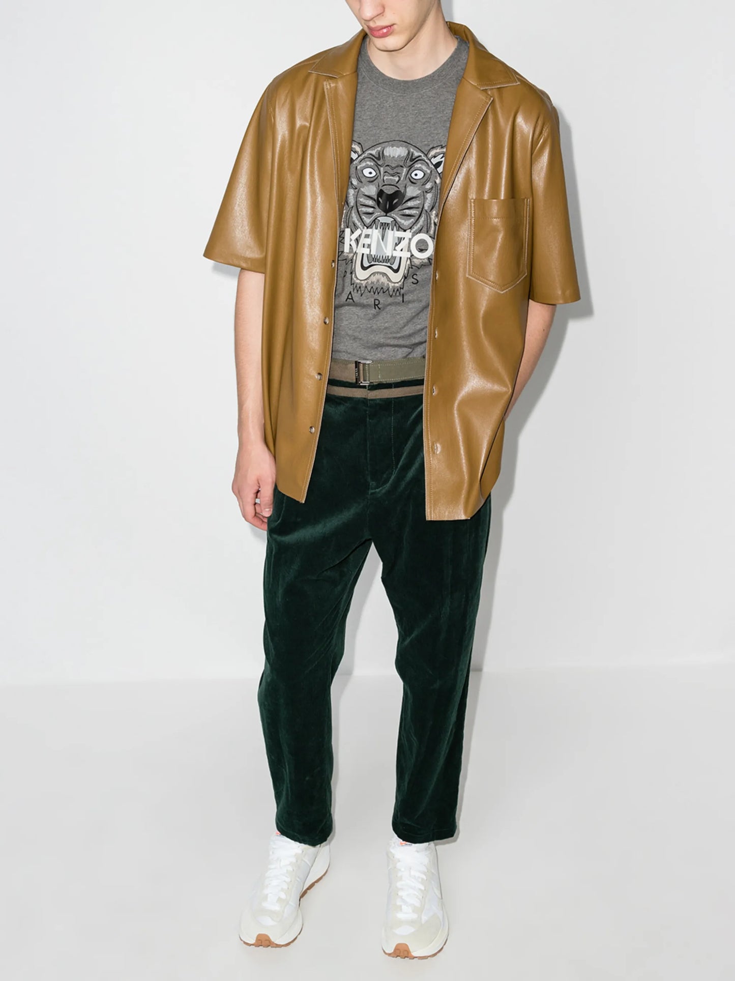Tiger-motif T-shirt