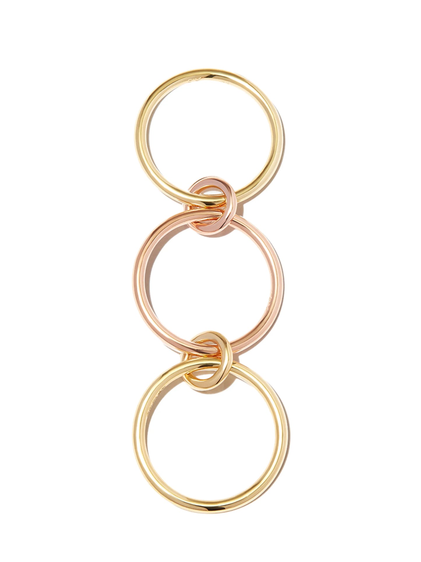 18kt yellow gold Solarium ring