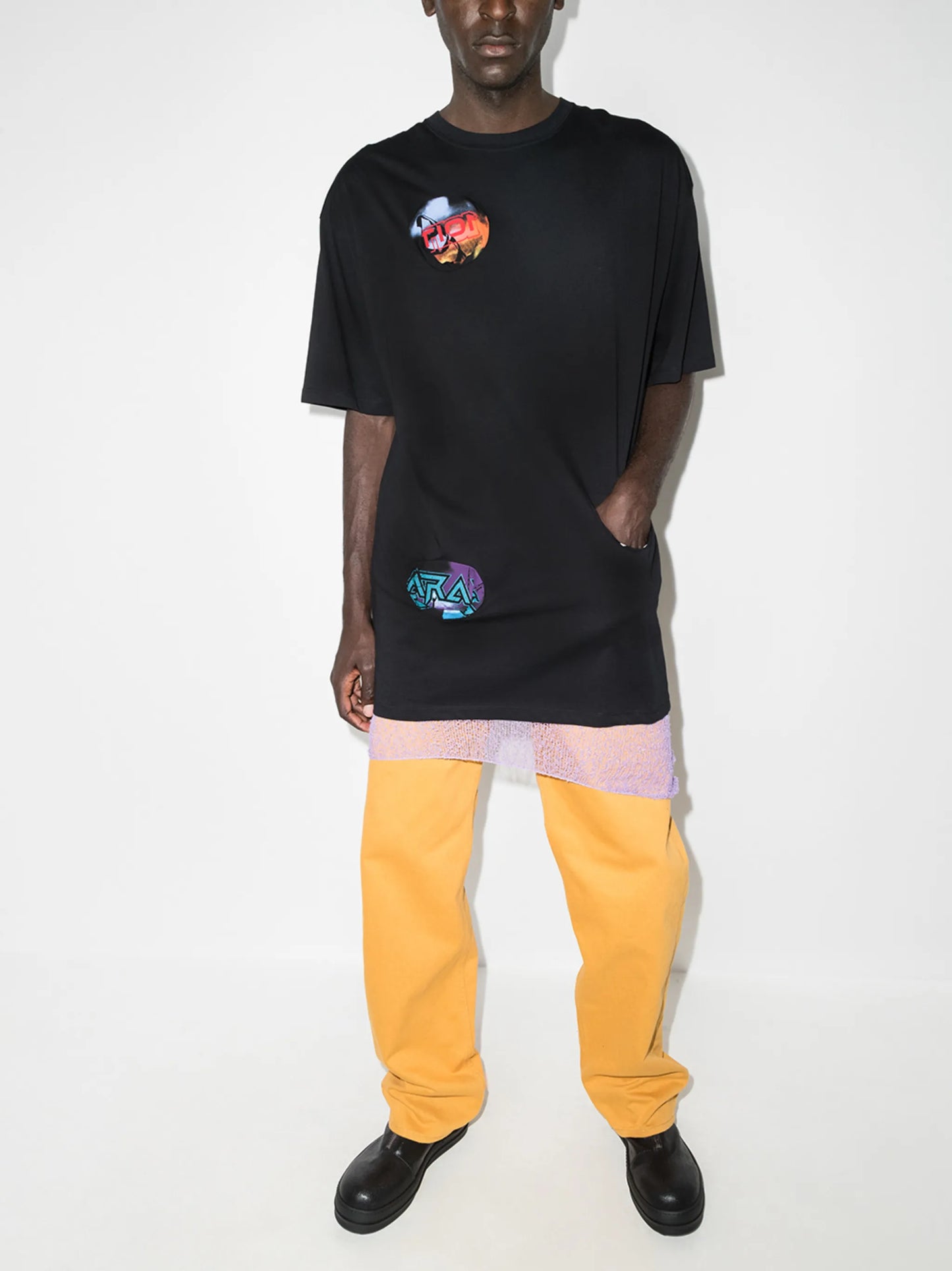 Pocket Holes oversized T-shirt