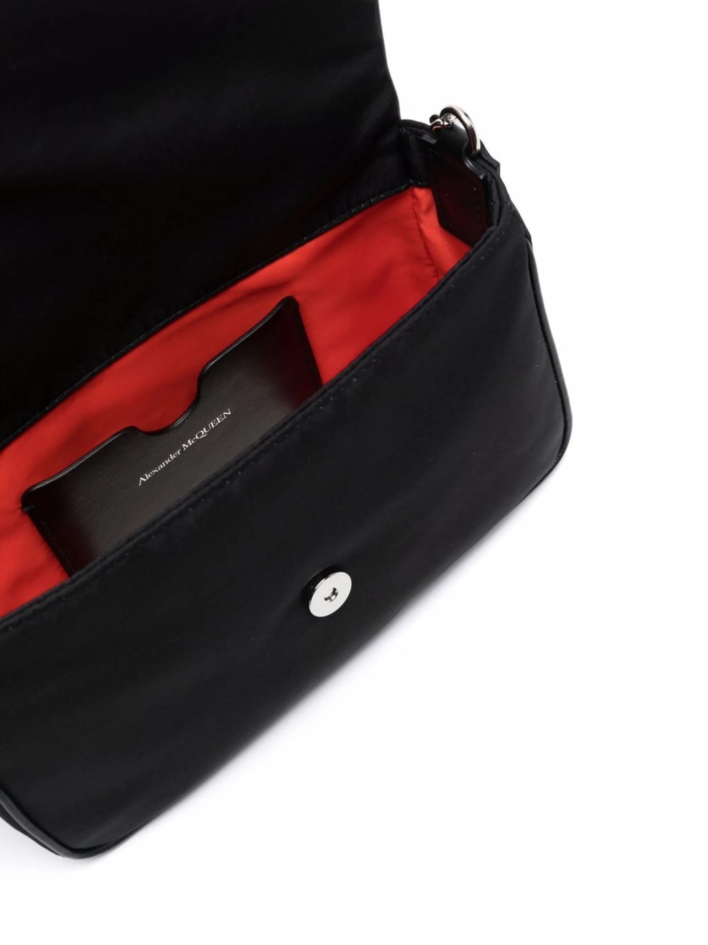 logo-graffiti-print crossbody bag