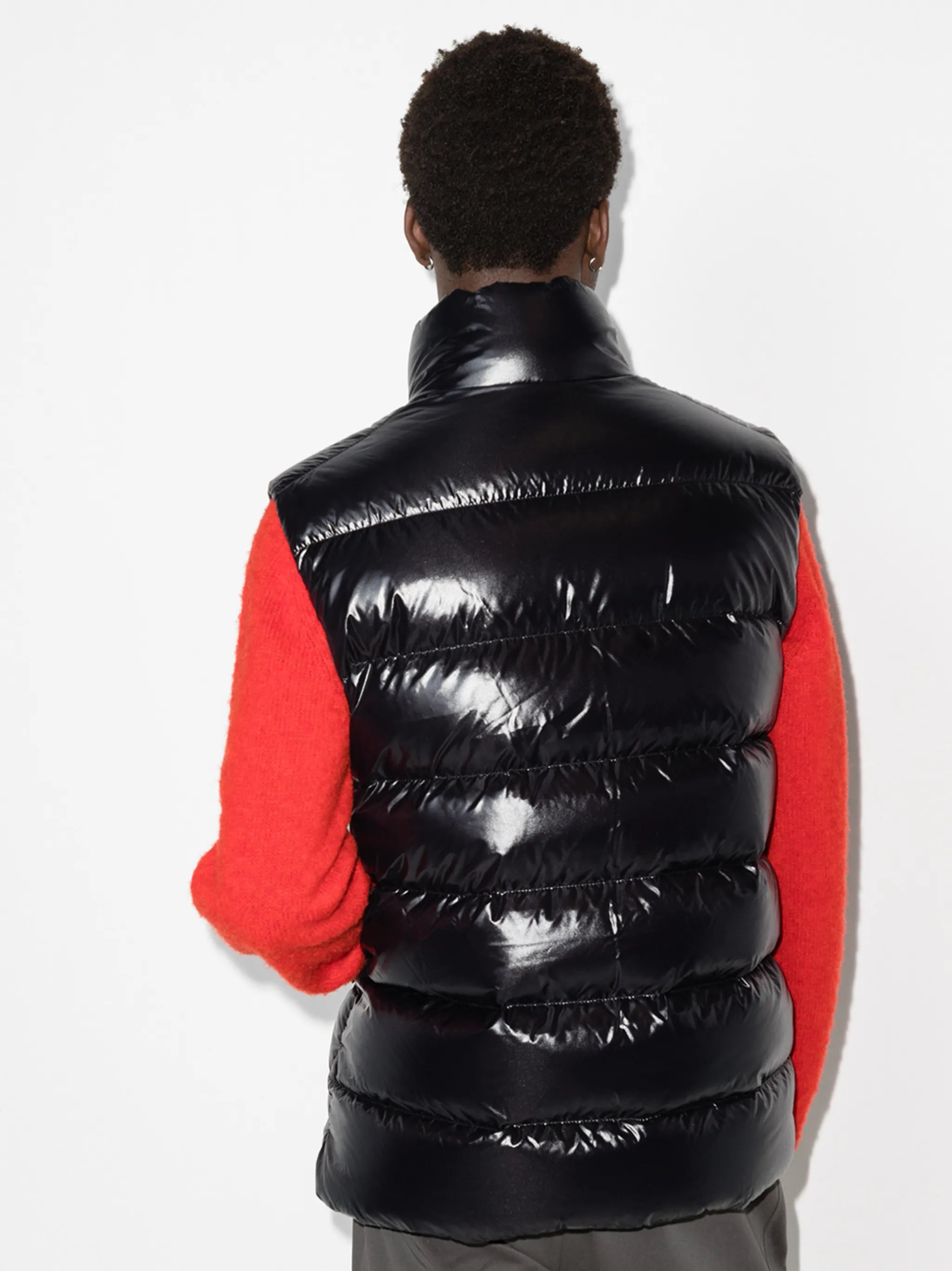 Tibb logo-patch padded gilet