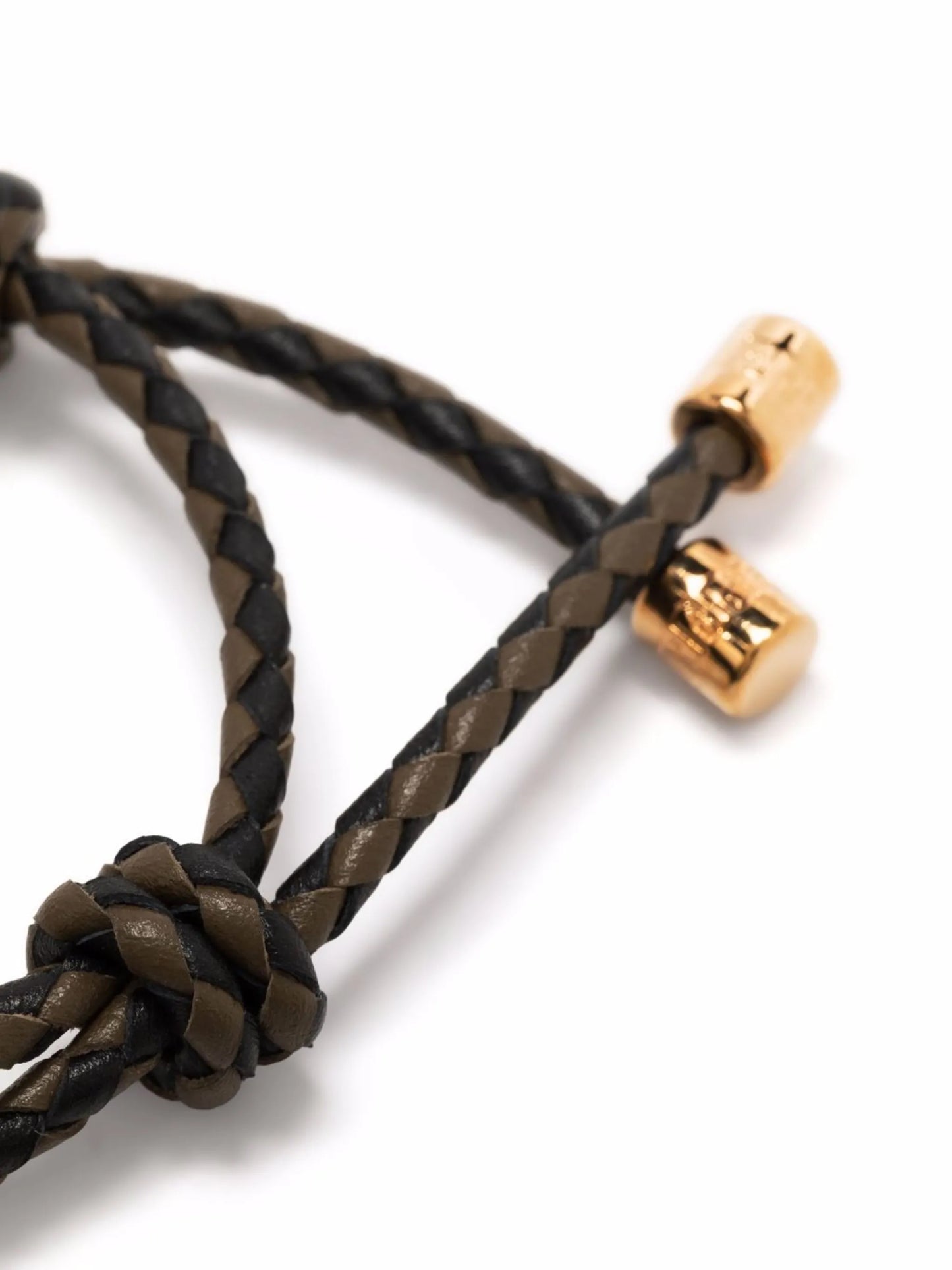 Medusa head charm braided bracelet