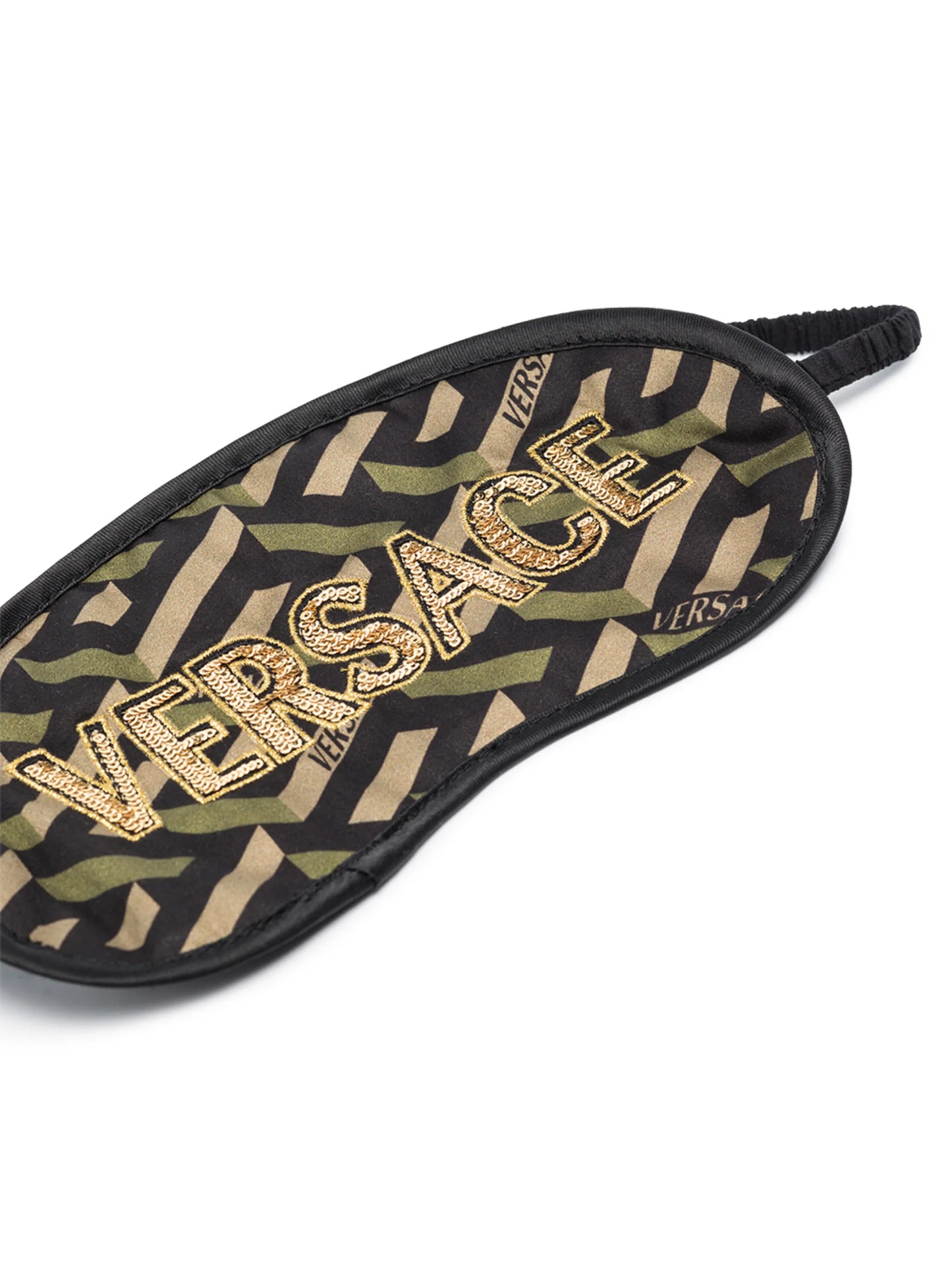 La Greca-print sleep mask