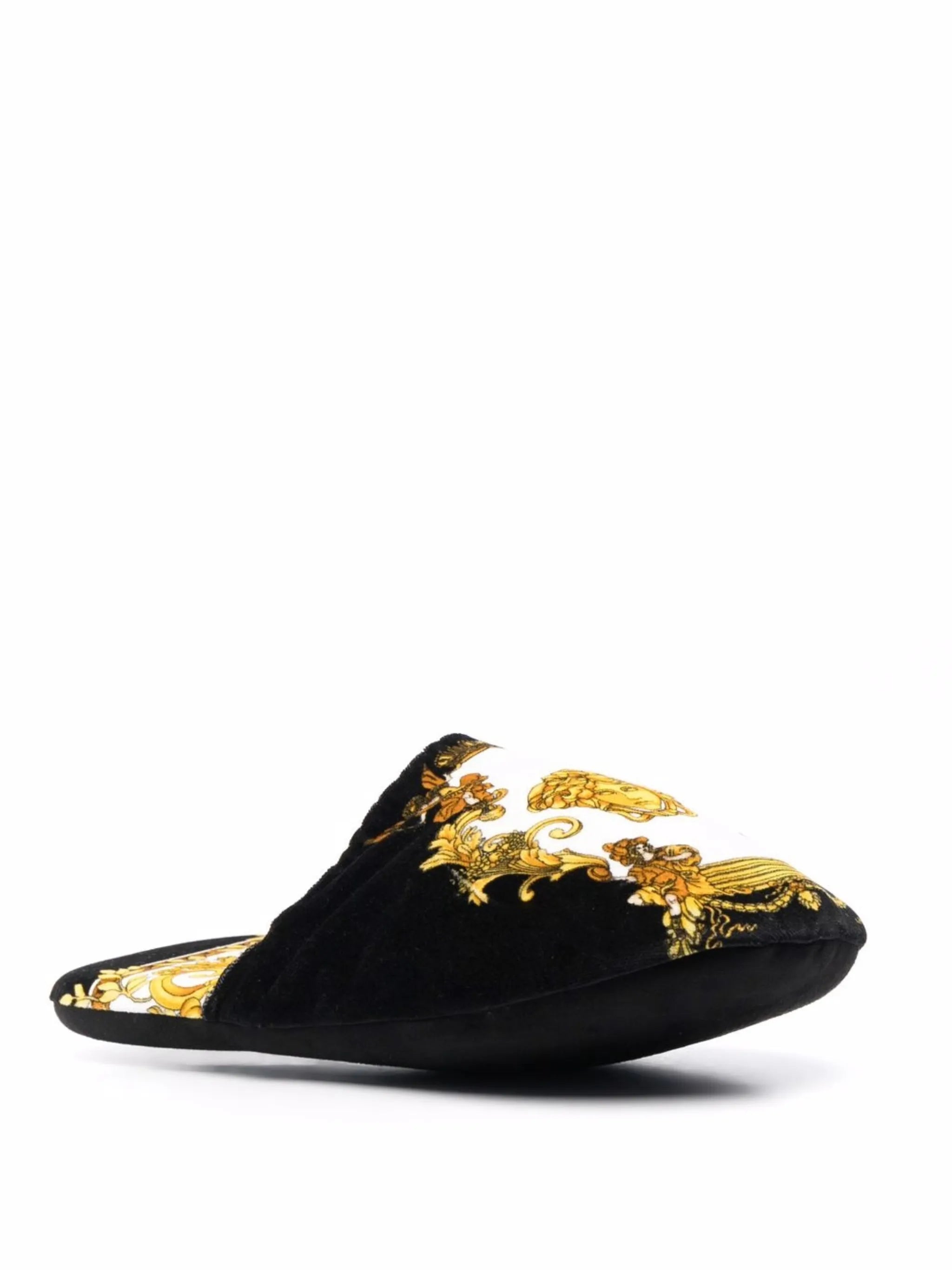 Medusa Renaissance-print slippers