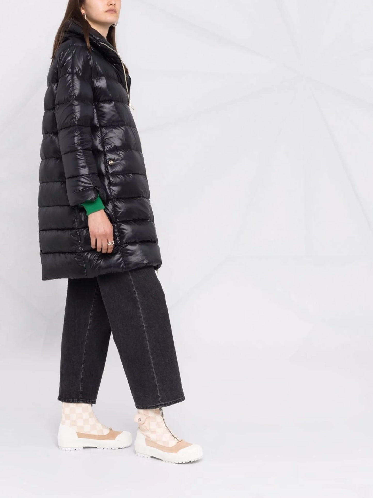 padded zip-up coat
