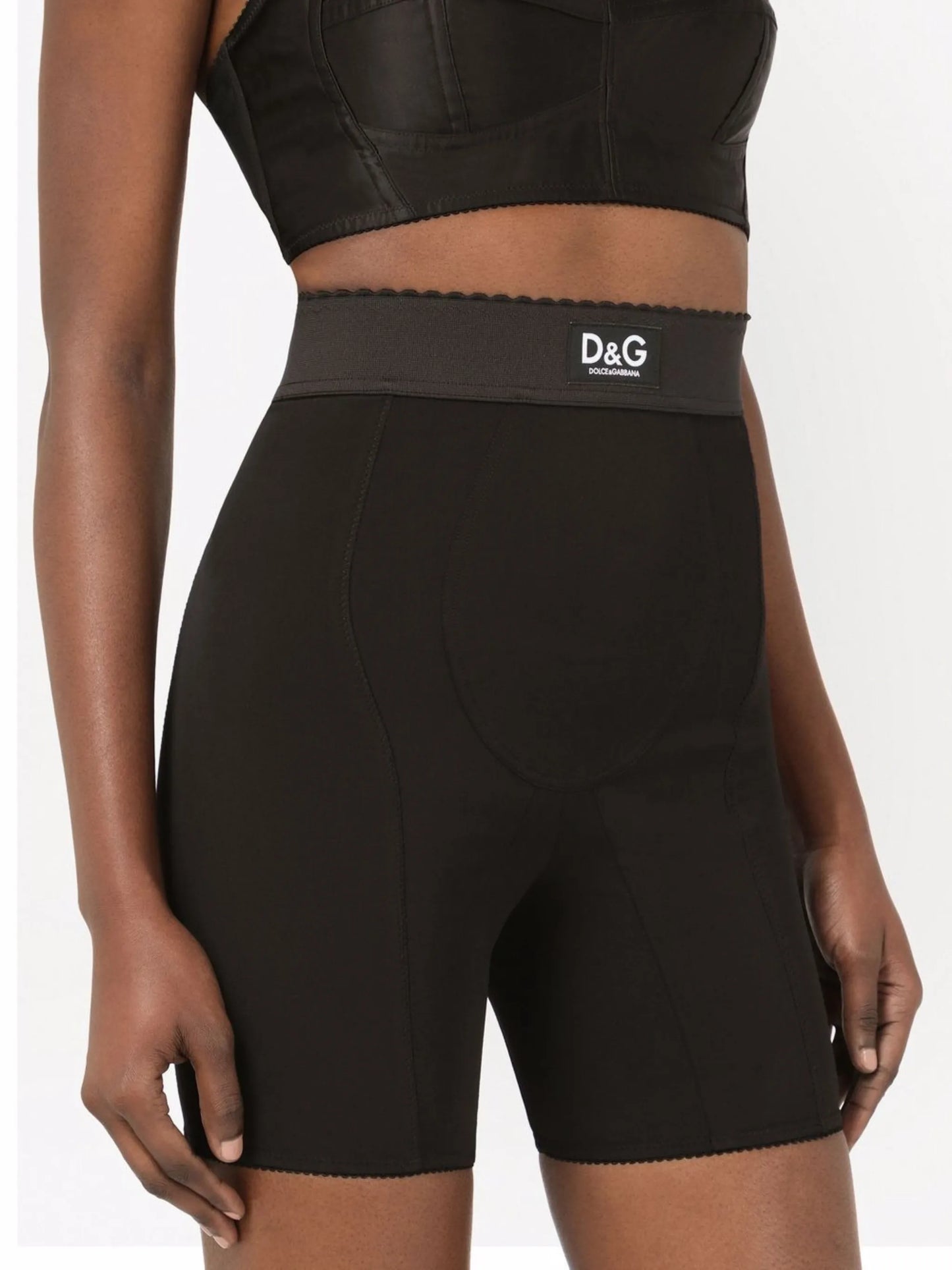 logo-print cycling shorts