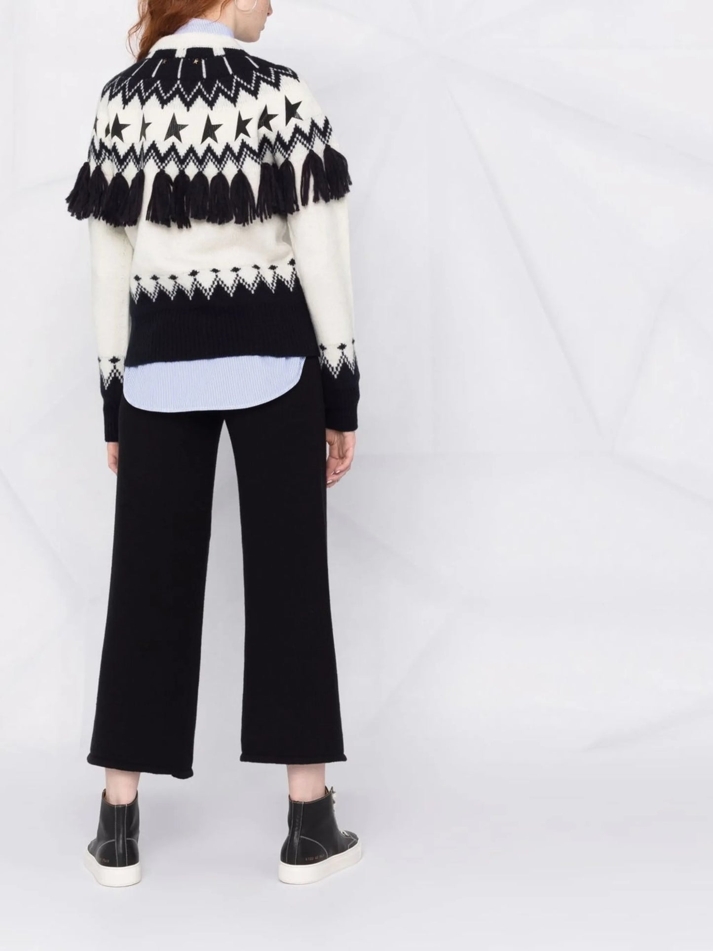 Deidra Norway Jacquard wool jumper